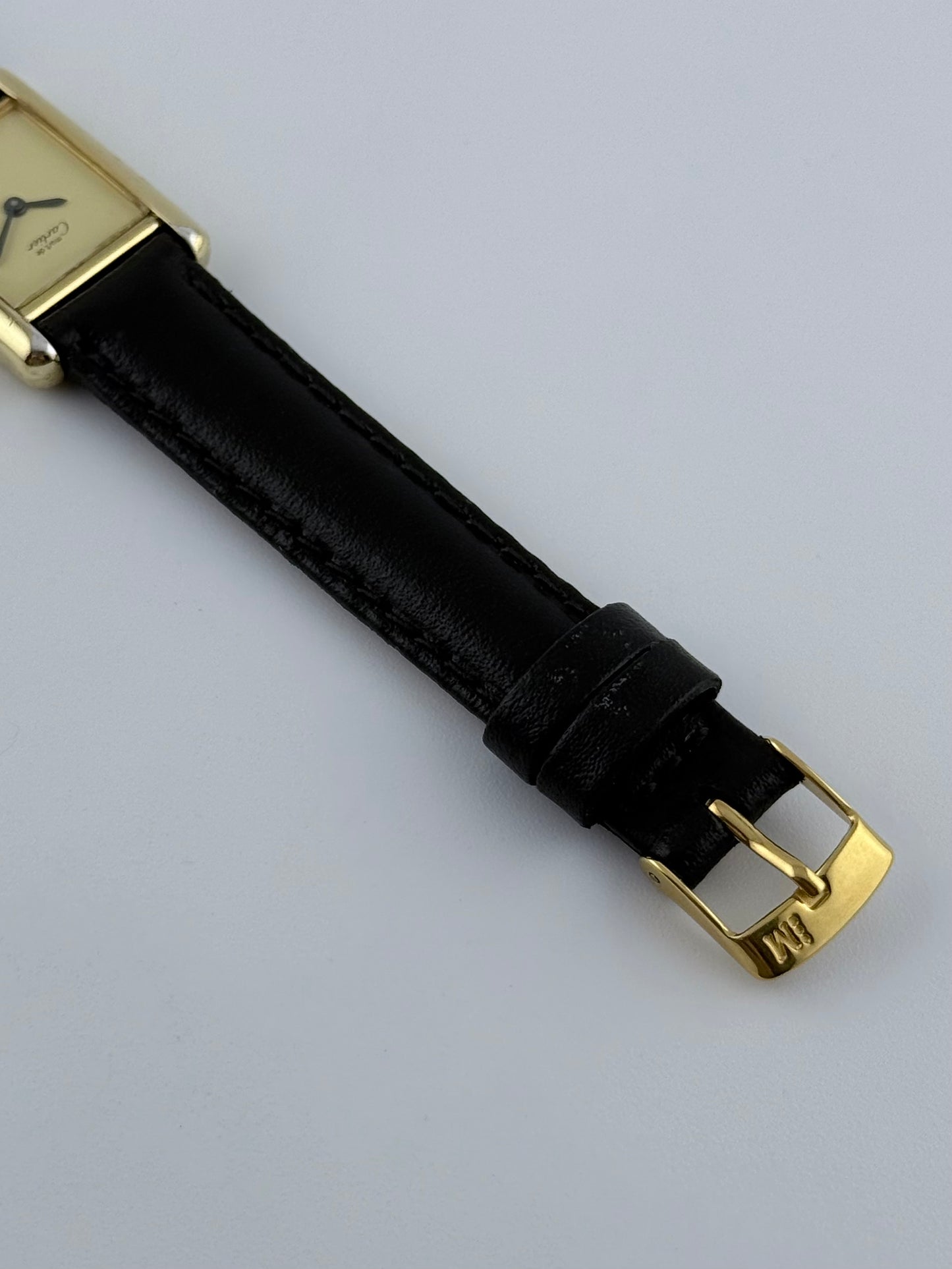 Cartier Must De Paris Tank Manual Wind - Lemon Dial - Ladies