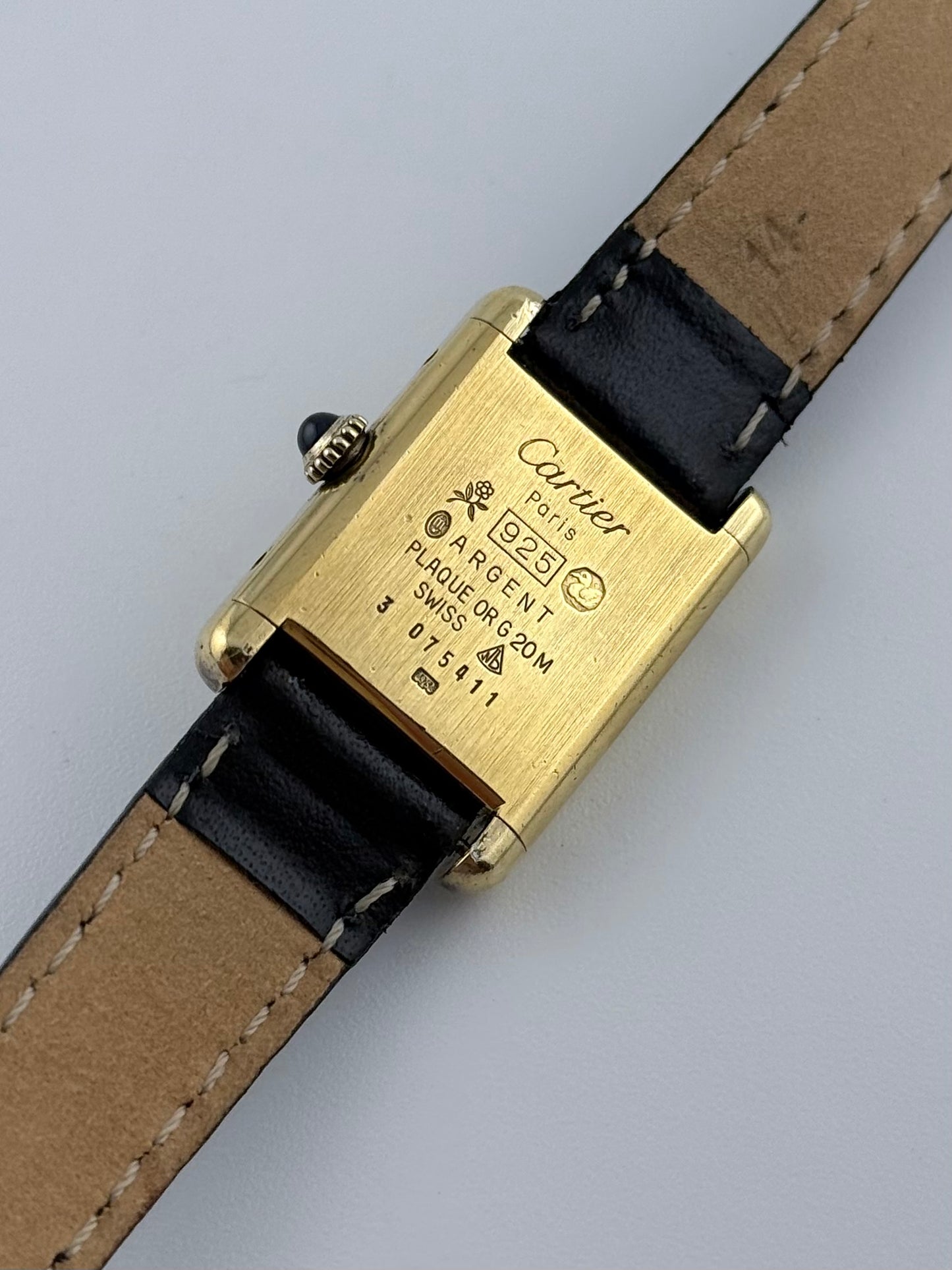 Cartier Must De Paris Tank Manual Wind - Lemon Dial - Ladies