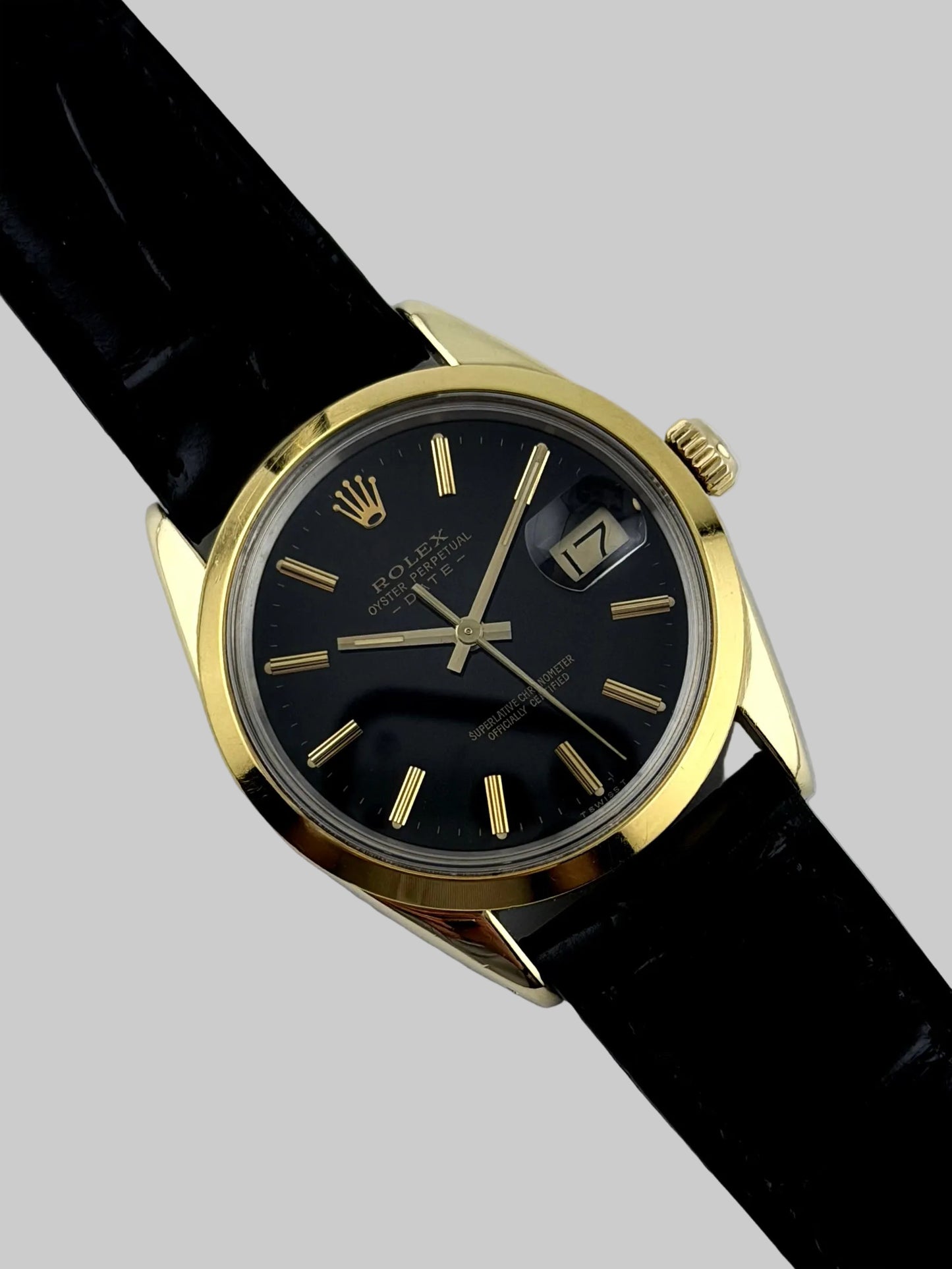 Rolex Oyster Perpetual Date Automatic - 15505 - Rare Black Dial