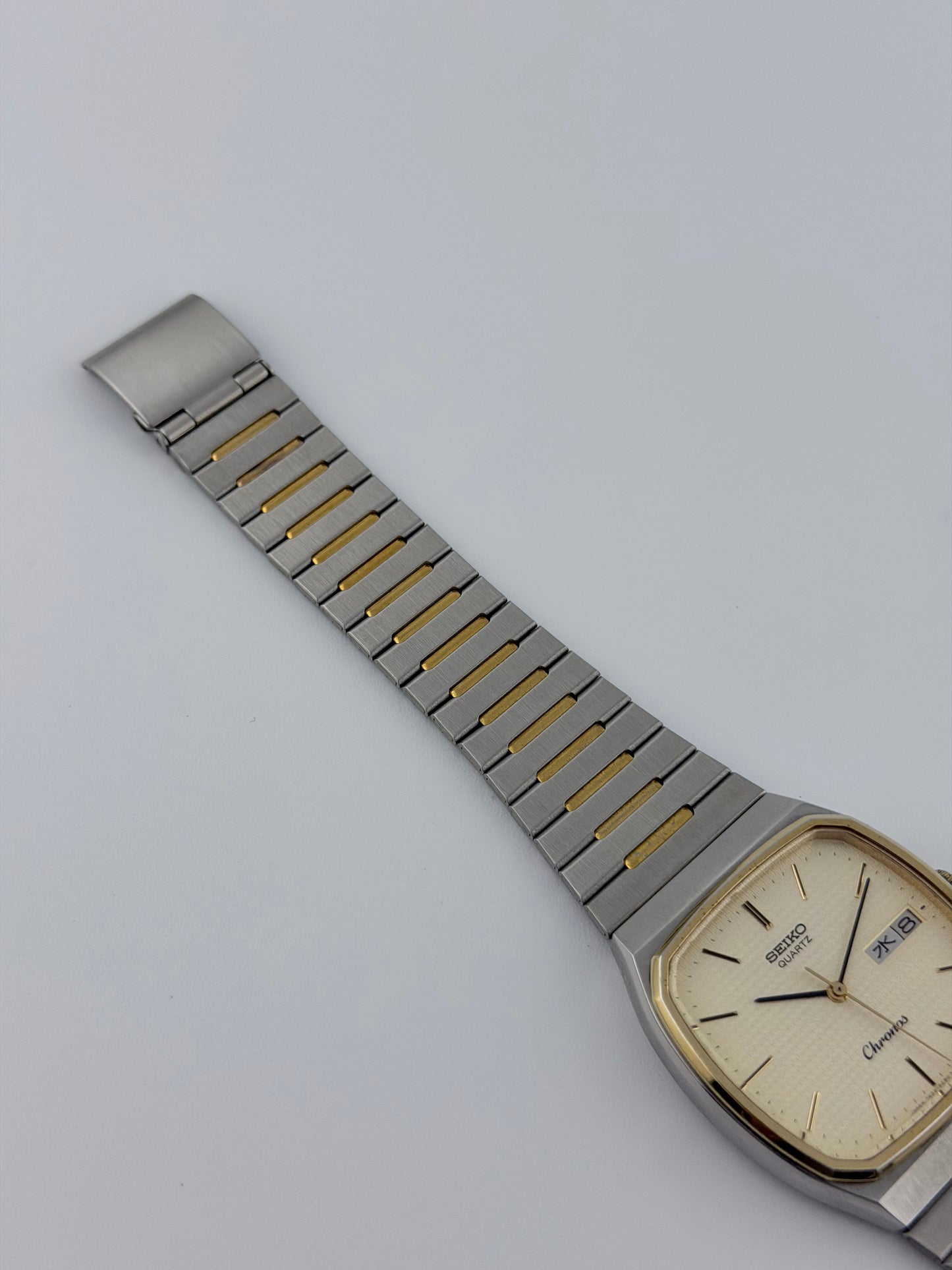 Seiko Chronos Tank Quartz Day-Date - JDM - 7433-5040