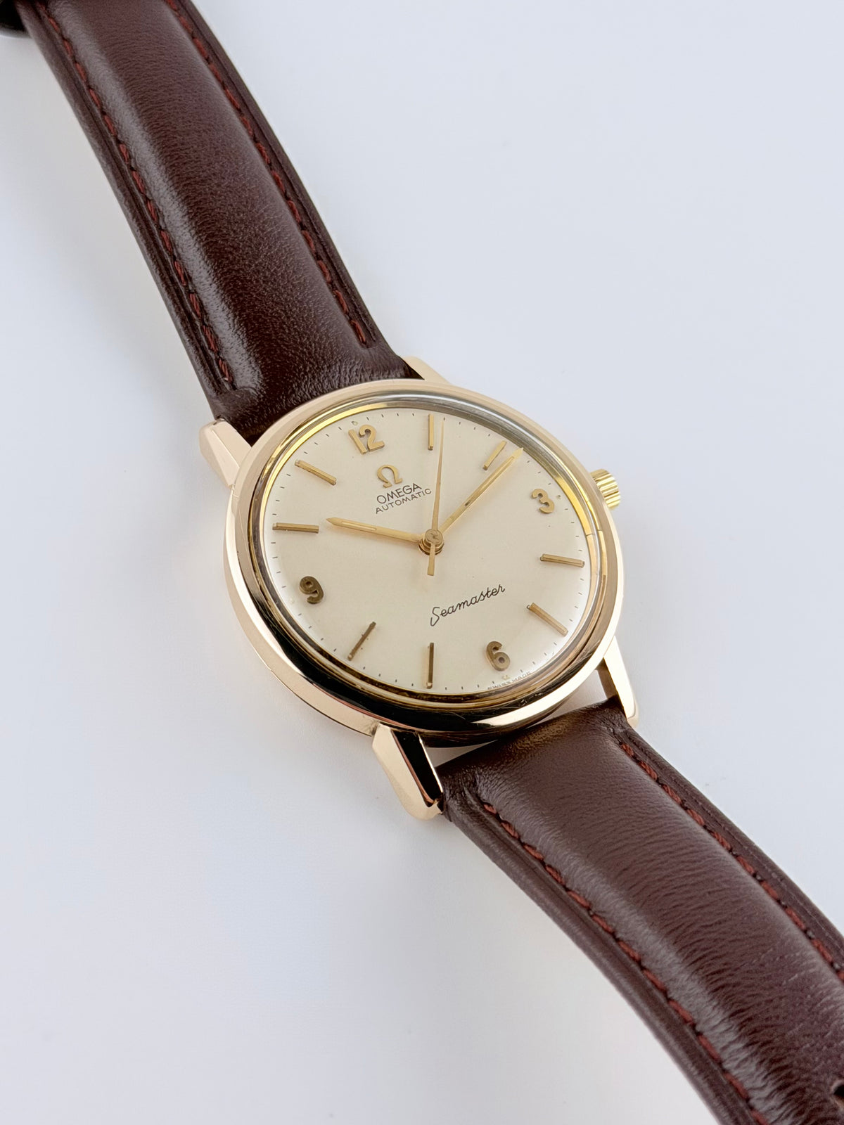 Omega Seamaster Automatic 9ct Gold - 165.003 - Box and Papers
