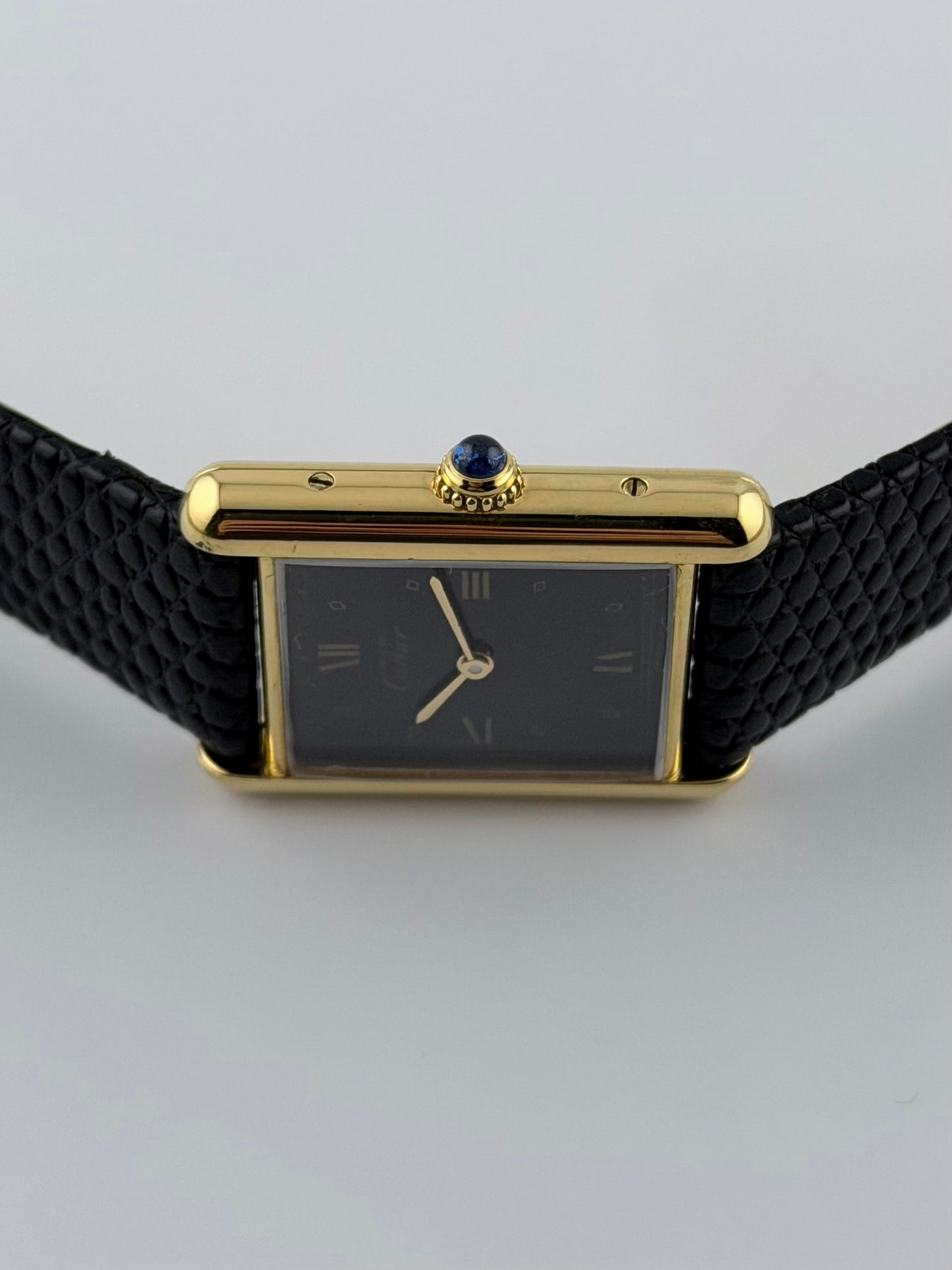 Cartier Must De Tank Quartz - 590005 - Black Dial