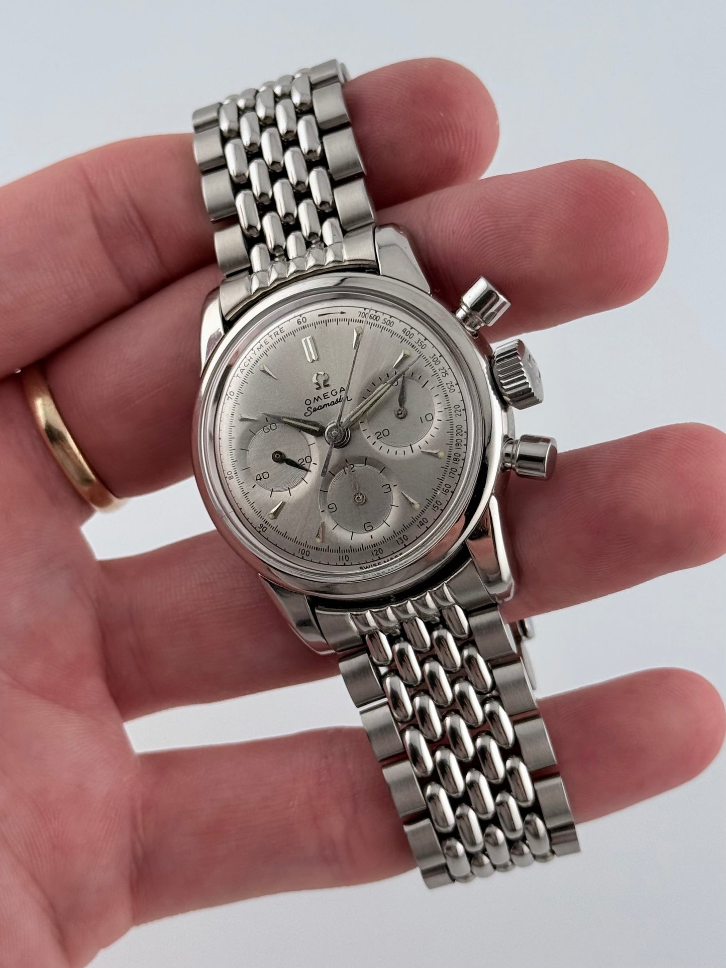 Omega Seamaster Chronograph - CK2907 - Extremely Rare - OG Bracelet