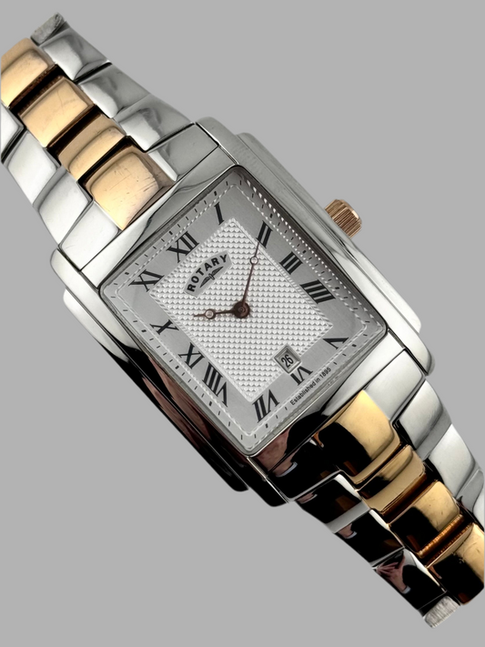 Rotary Tank Quartz GB42831/02 - Date - Original Bracelet