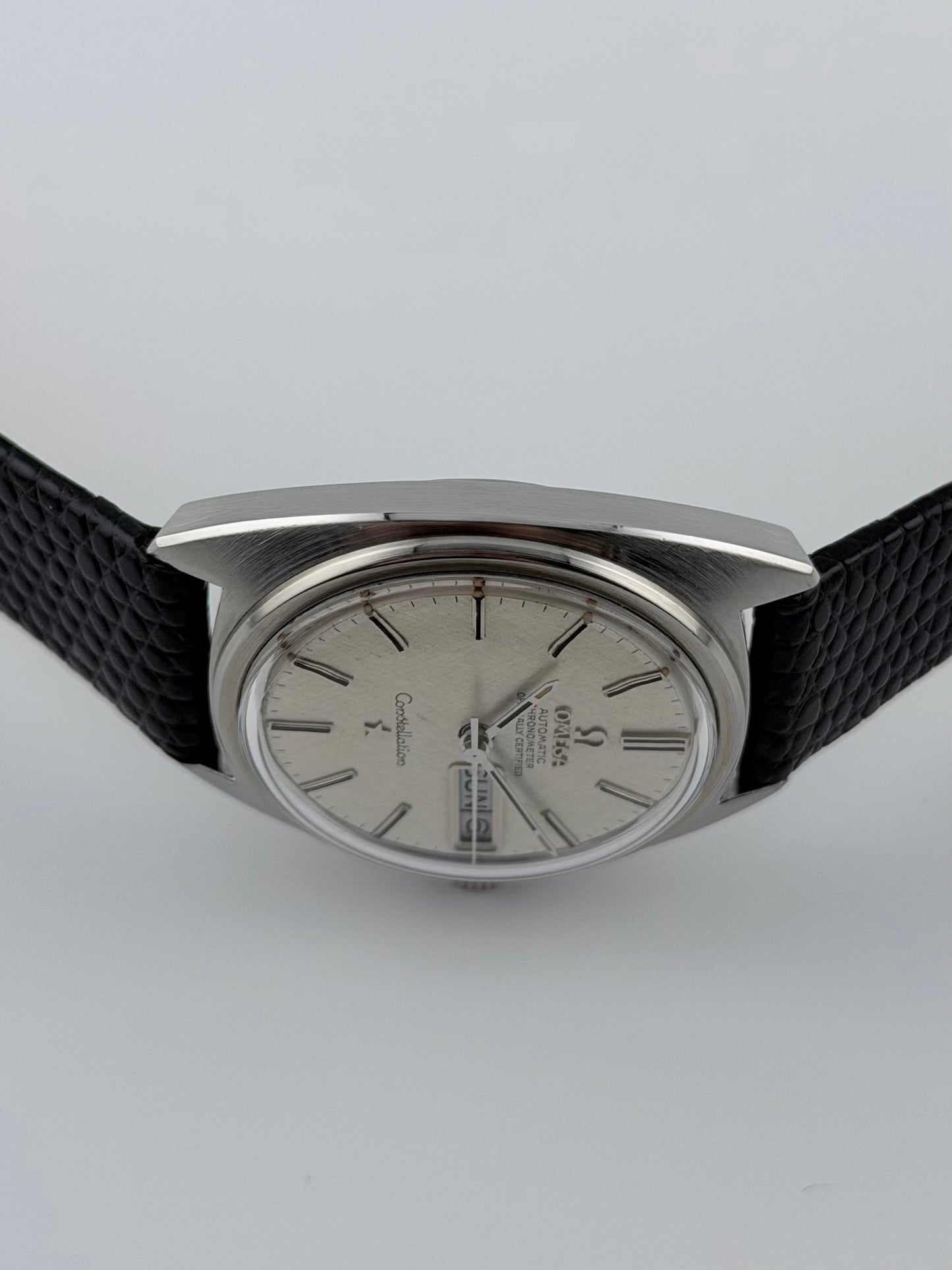 Omega Constellation Chronometer Automatic Day-Date 168.019 - Rare Linen Dial