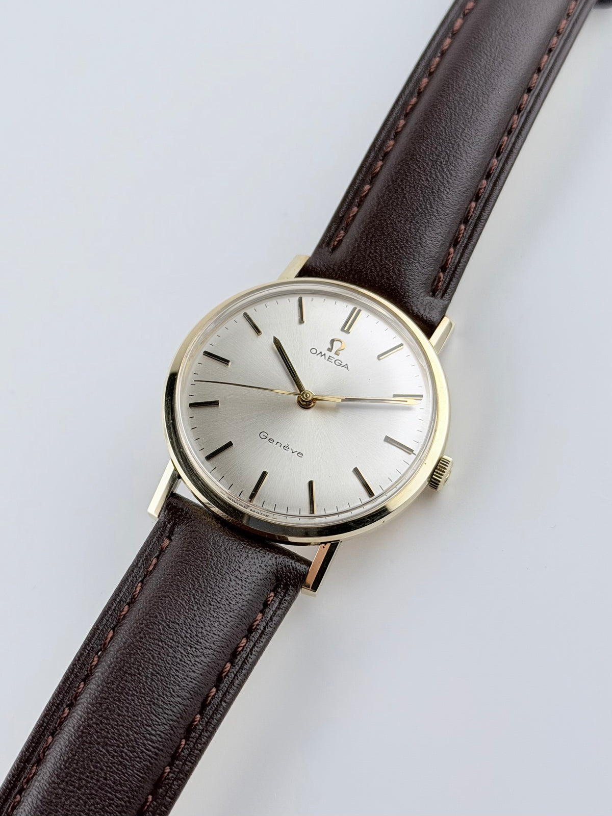 Omega Geneve Manual Wind  9ct Gold - 131.5016 - with original box!