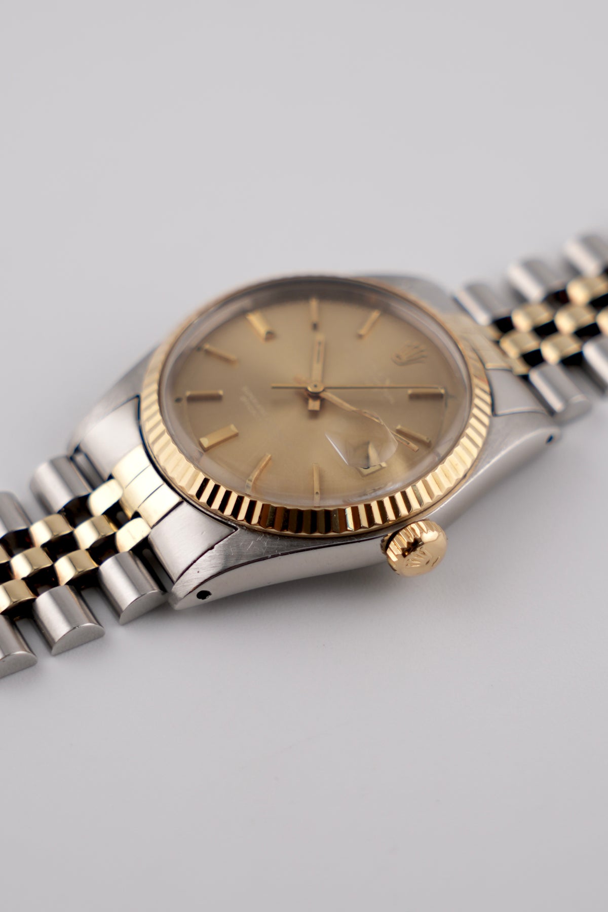 Rolex Datejust Oyster Perpetual 1601 Automatic - Two-Tone - Rare Havana Ghost Dial