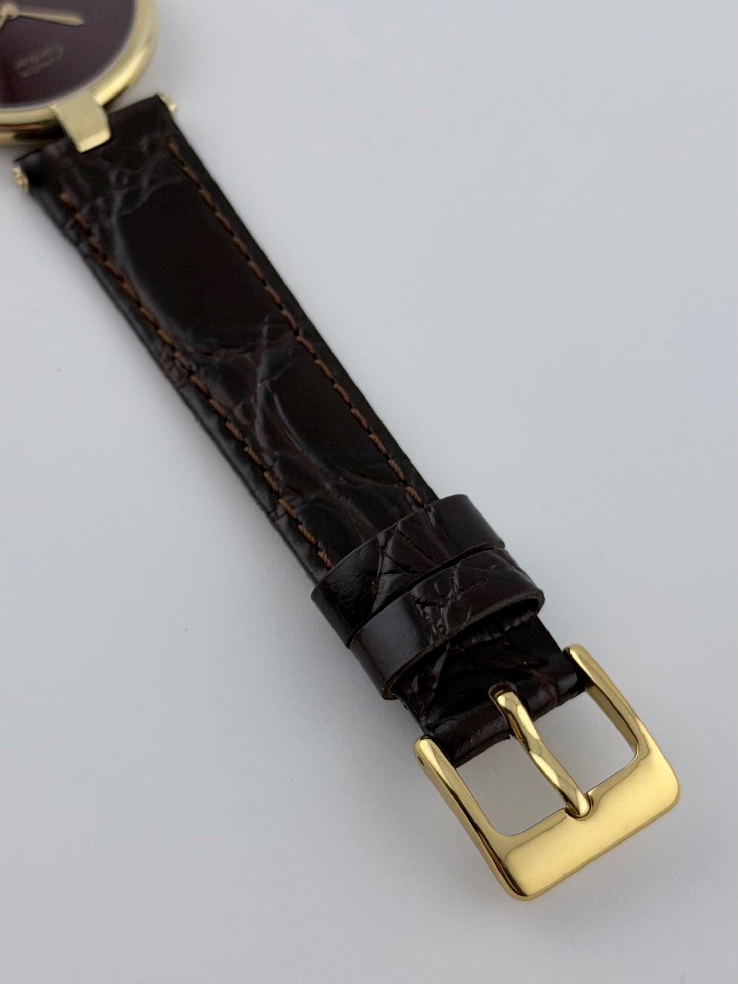 Cartier Must De Vendome Quartz - 17 - Burgundy Dial