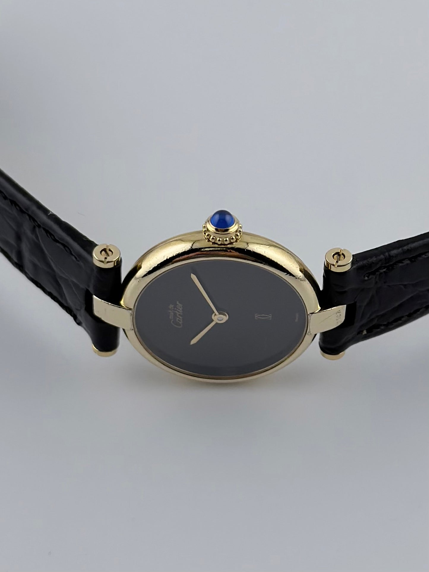 Cartier Must de Vendome Quartz - 18 - Onyx Dial - Ladies