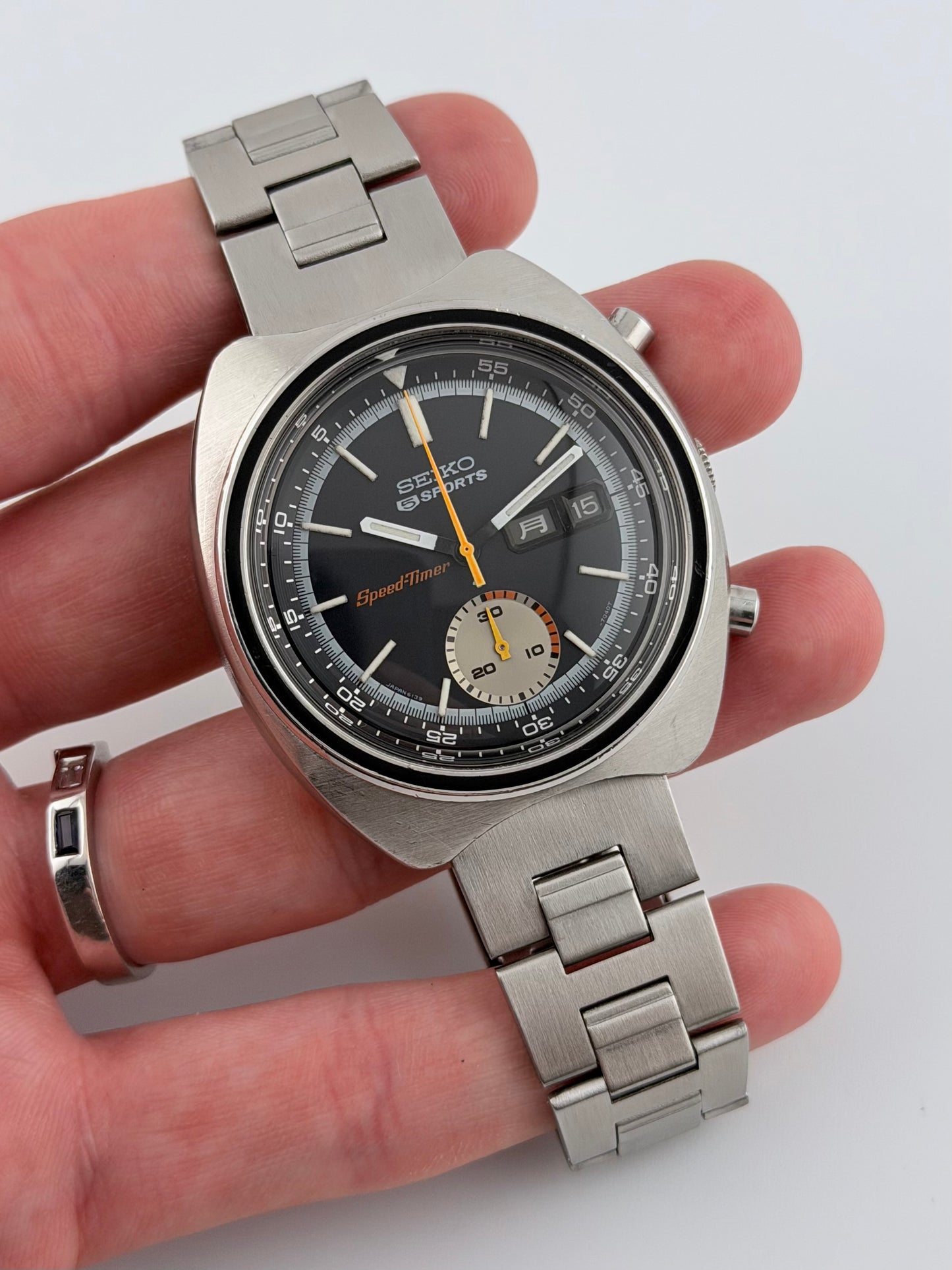 Seiko 5 Sports Speedtimer - 6139-7020 - JDM- Flying Saucer - Rare