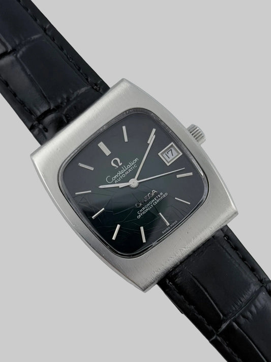 Omega Constellation Chronometer Automatic Date 168.0058 - Rare Green Vignette Dial