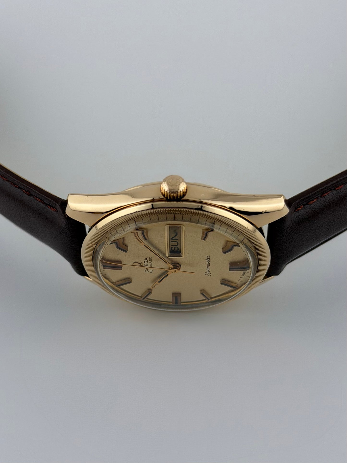 Omega Seamaster Automatic Day-Date 9ct Jumbo 166.0532 - BOX AND PAPERS!