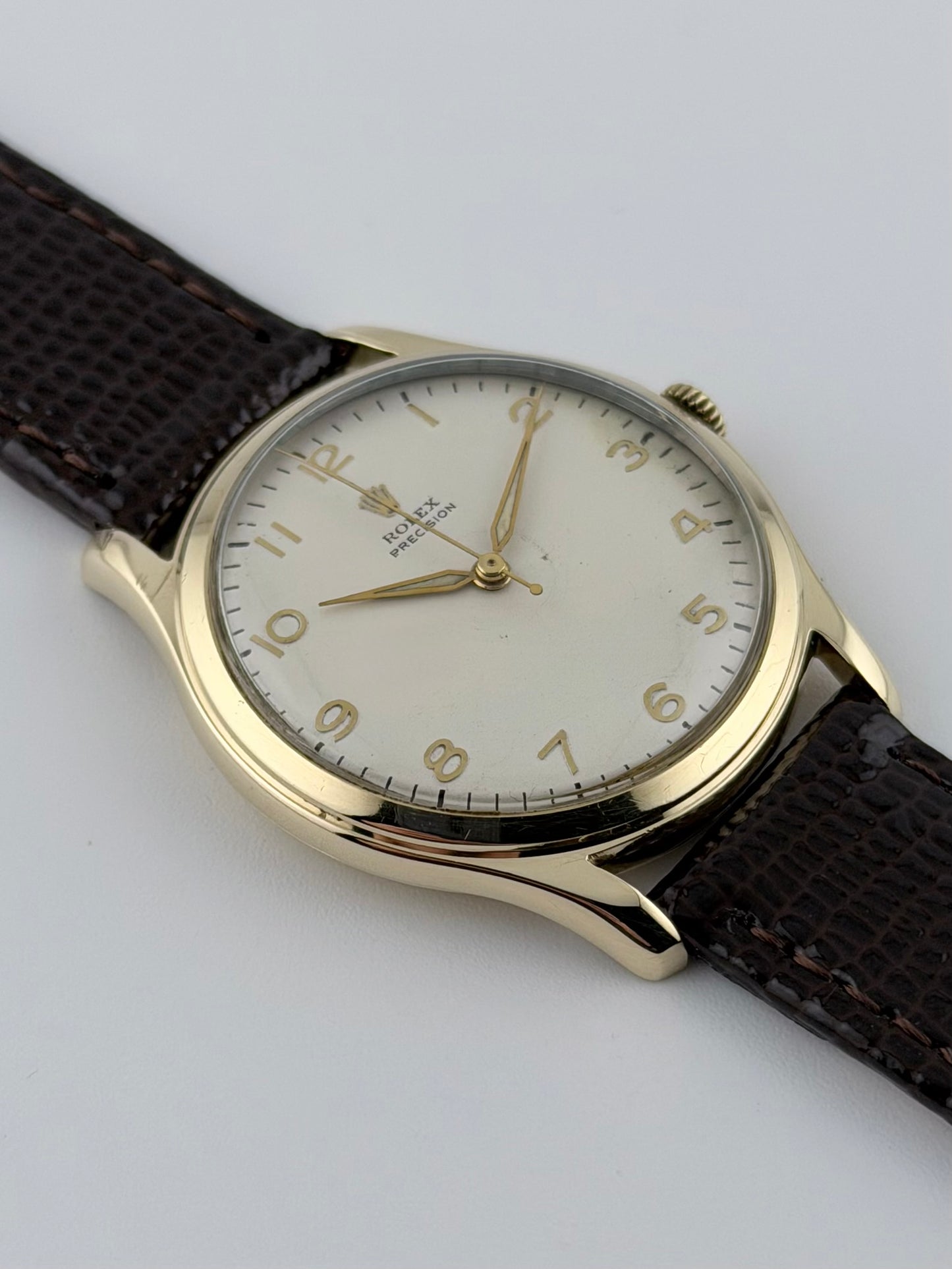 Rolex Precision Manual Wind - 794 - 9ct Gold - with Papers