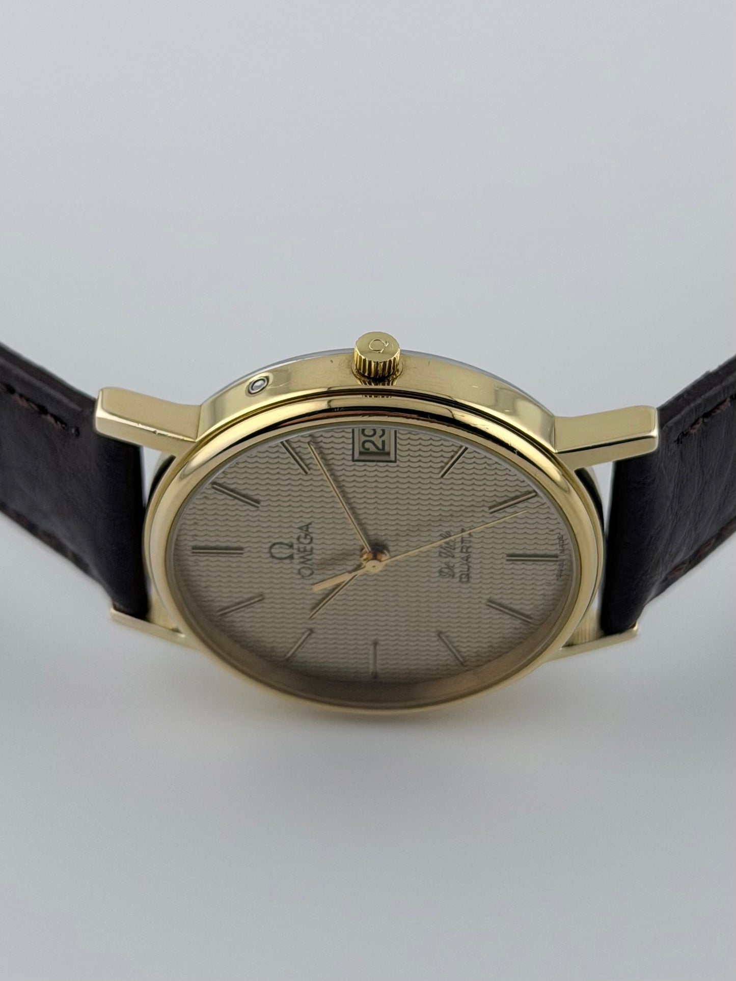 Omega DeVille Quartz Date - 192.0056 - Patterned Dial
