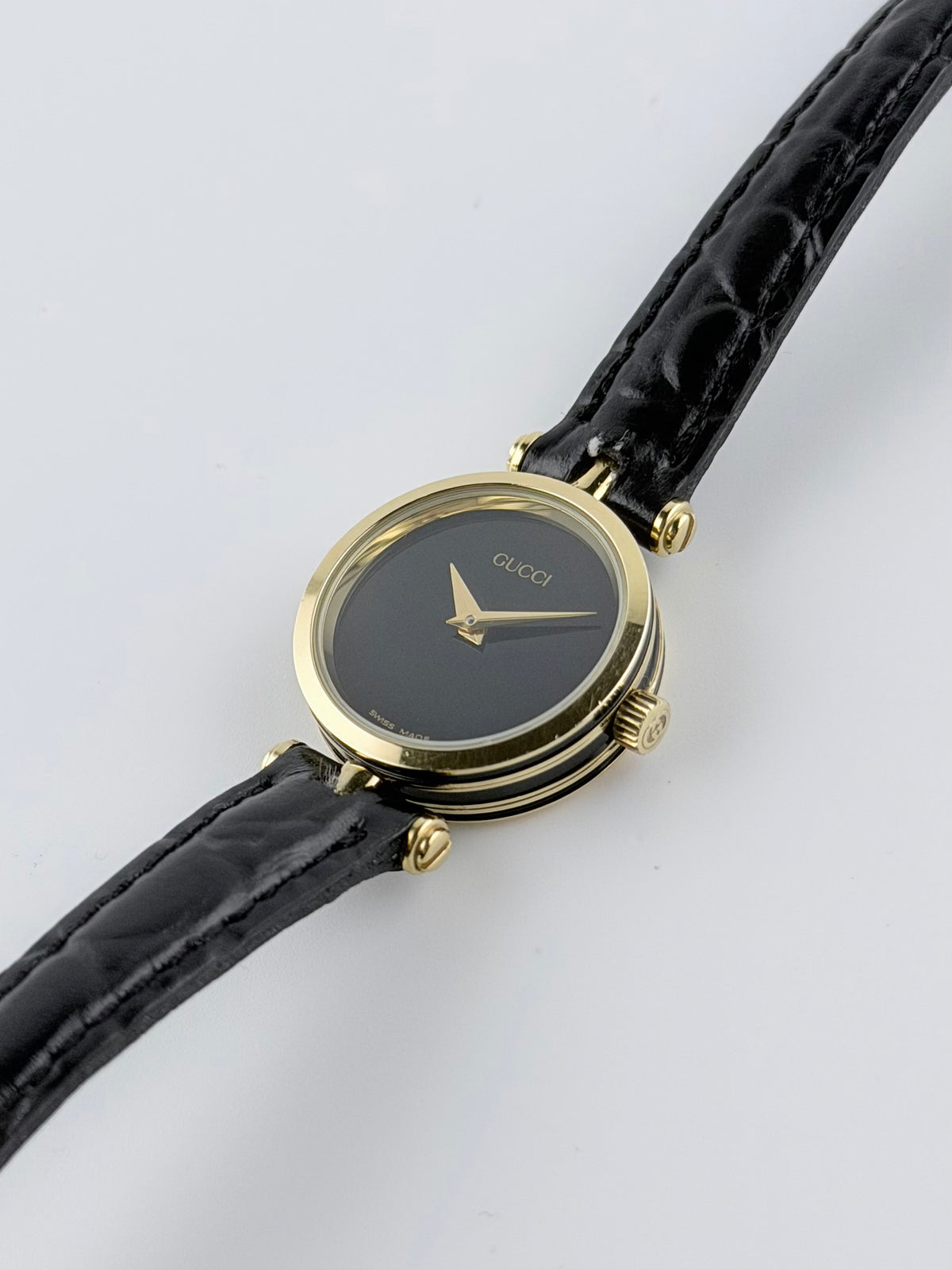 Gucci Double Face Stack Series Ladies watch - Quartz - Black and Gold-plated