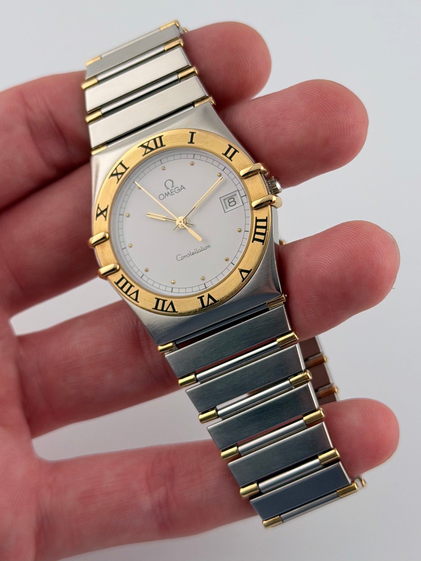 Omega Constellation Quartz Date 396.1070.1 - Stainless steel and 18k Gold - Near mint