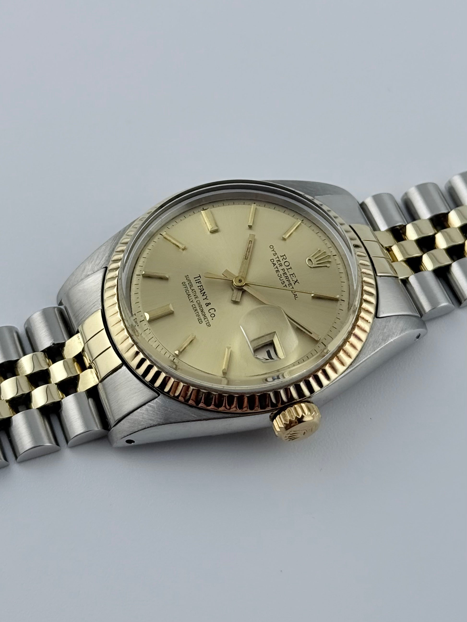 Rolex Datejust Oyster Perpetual Two-Tone 1601 Extremely Rare