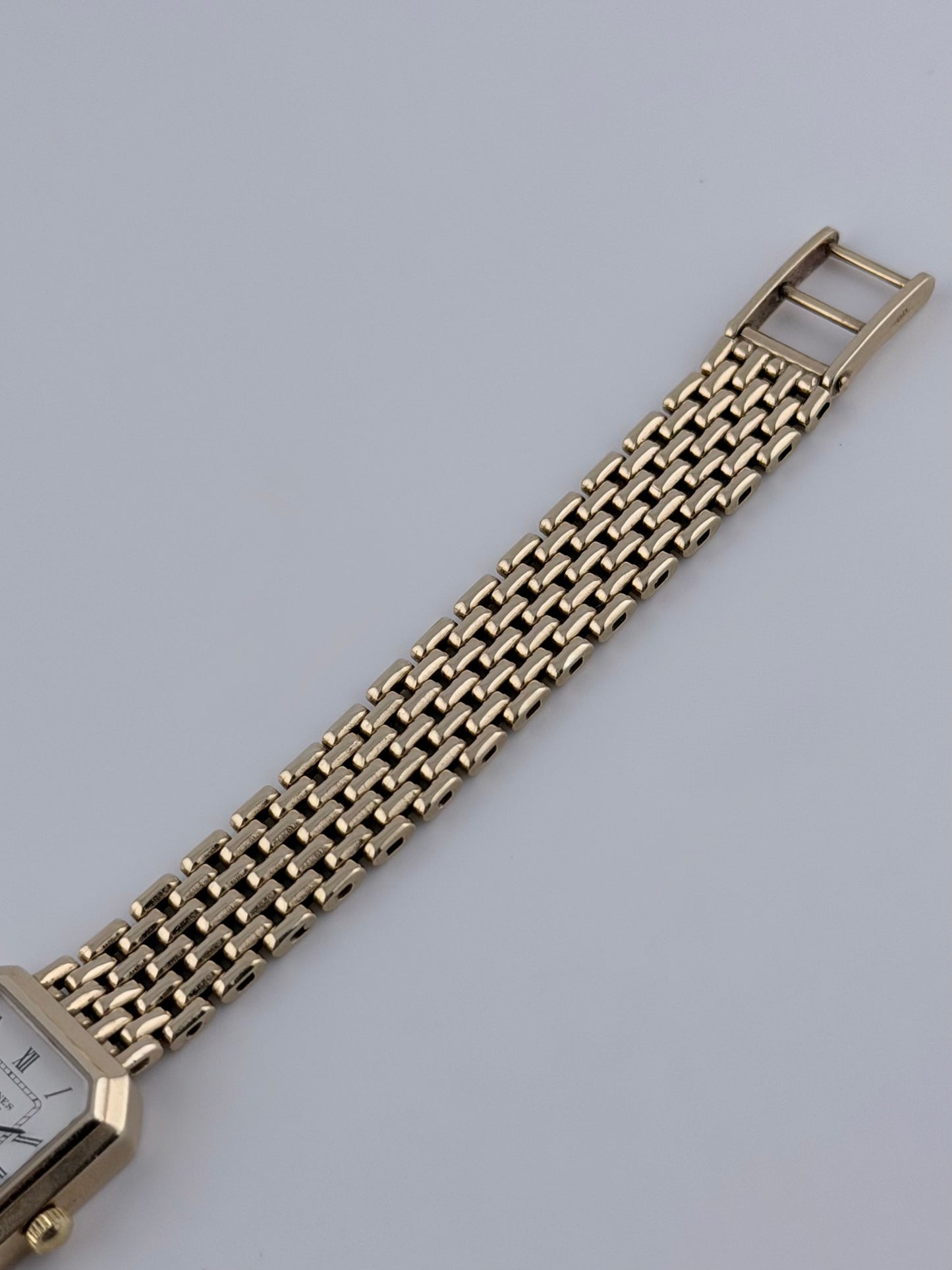 Longines Tank Quartz Solid 9k Gold | Box & Papers | Ladies