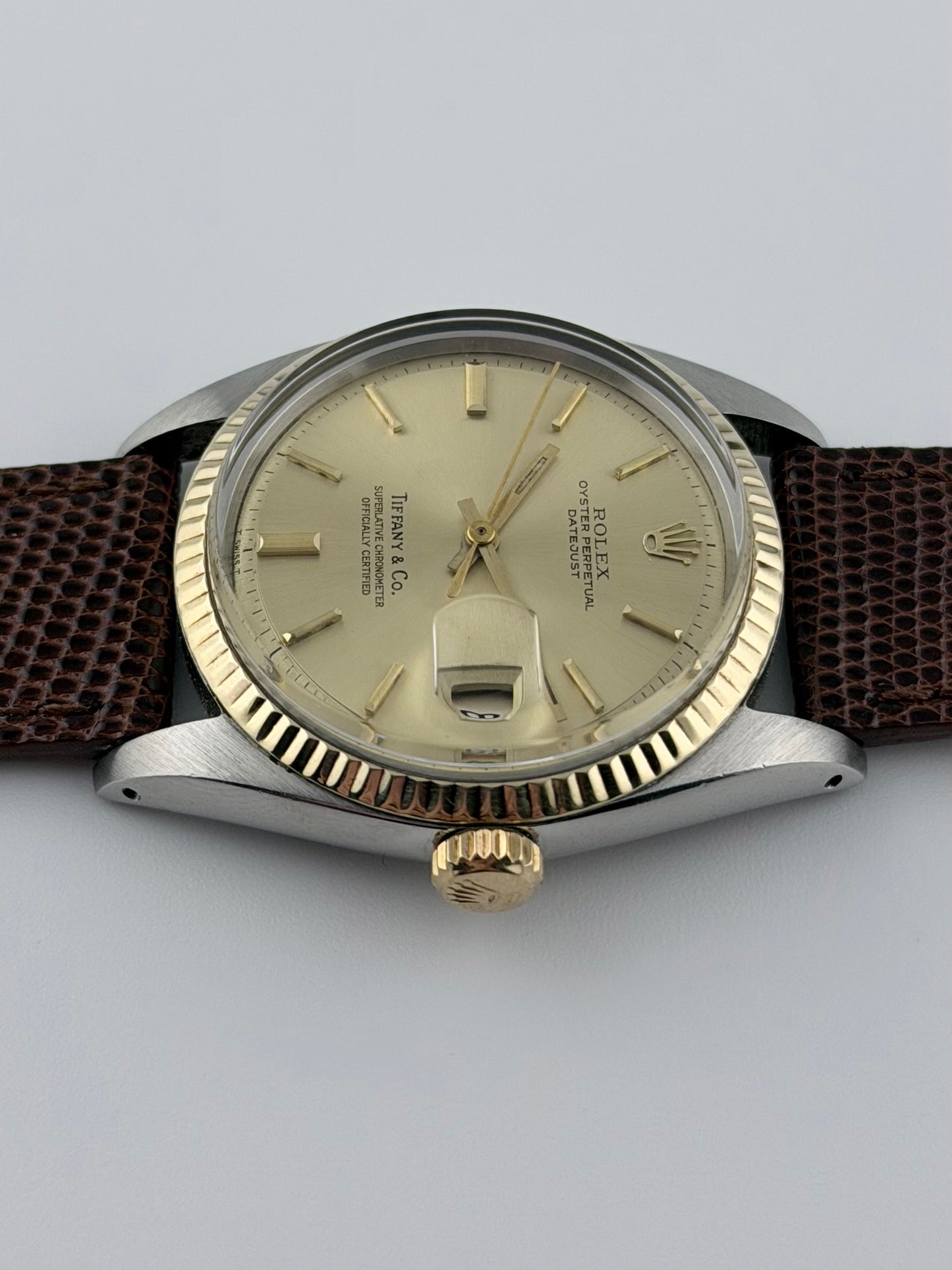 Rolex Datejust Oyster Perpetual - Two-Tone - 1601 - Extremely Rare Tiffany & Co Retailed