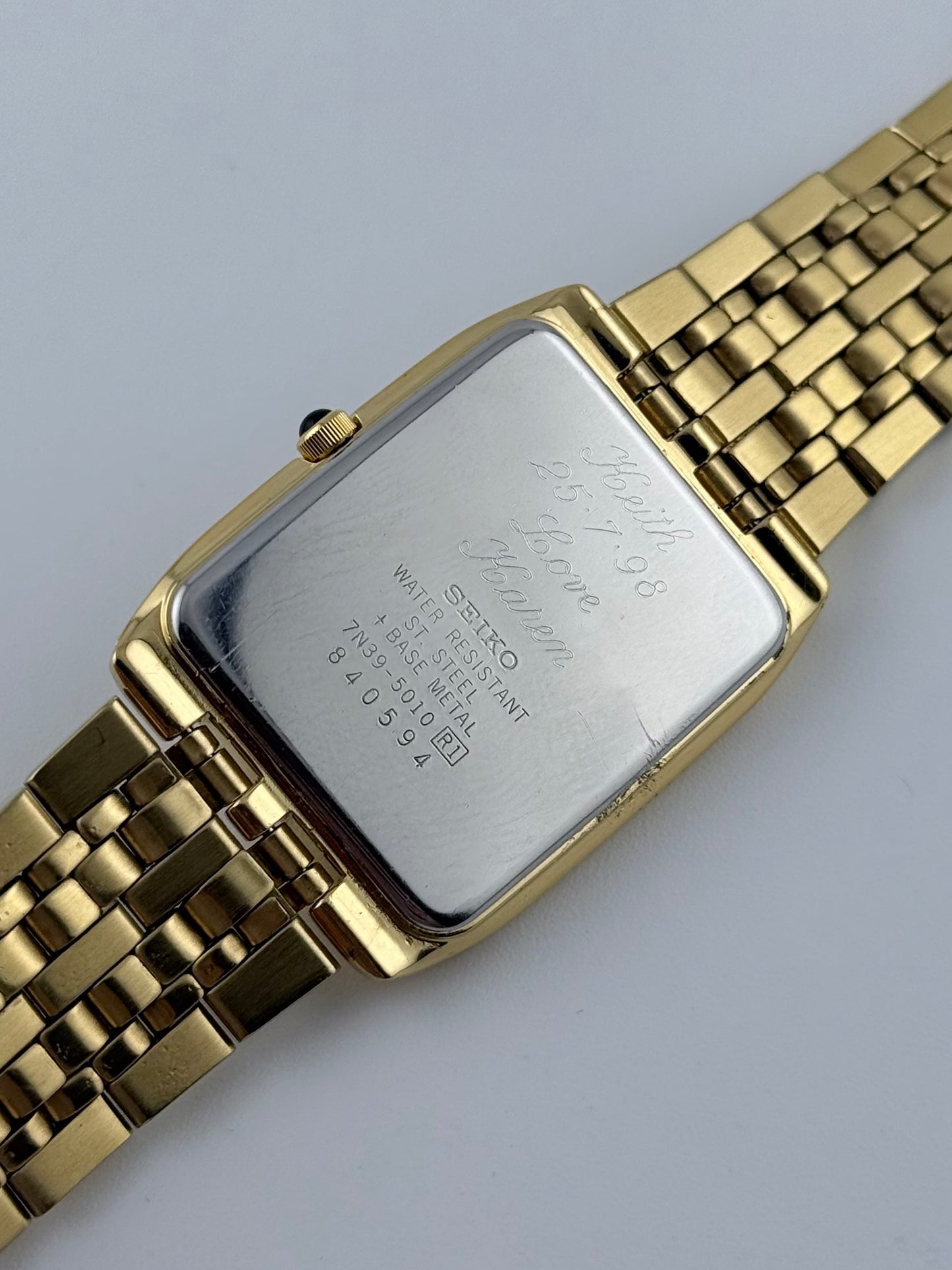 Seiko Tank Quartz 7N39-5010