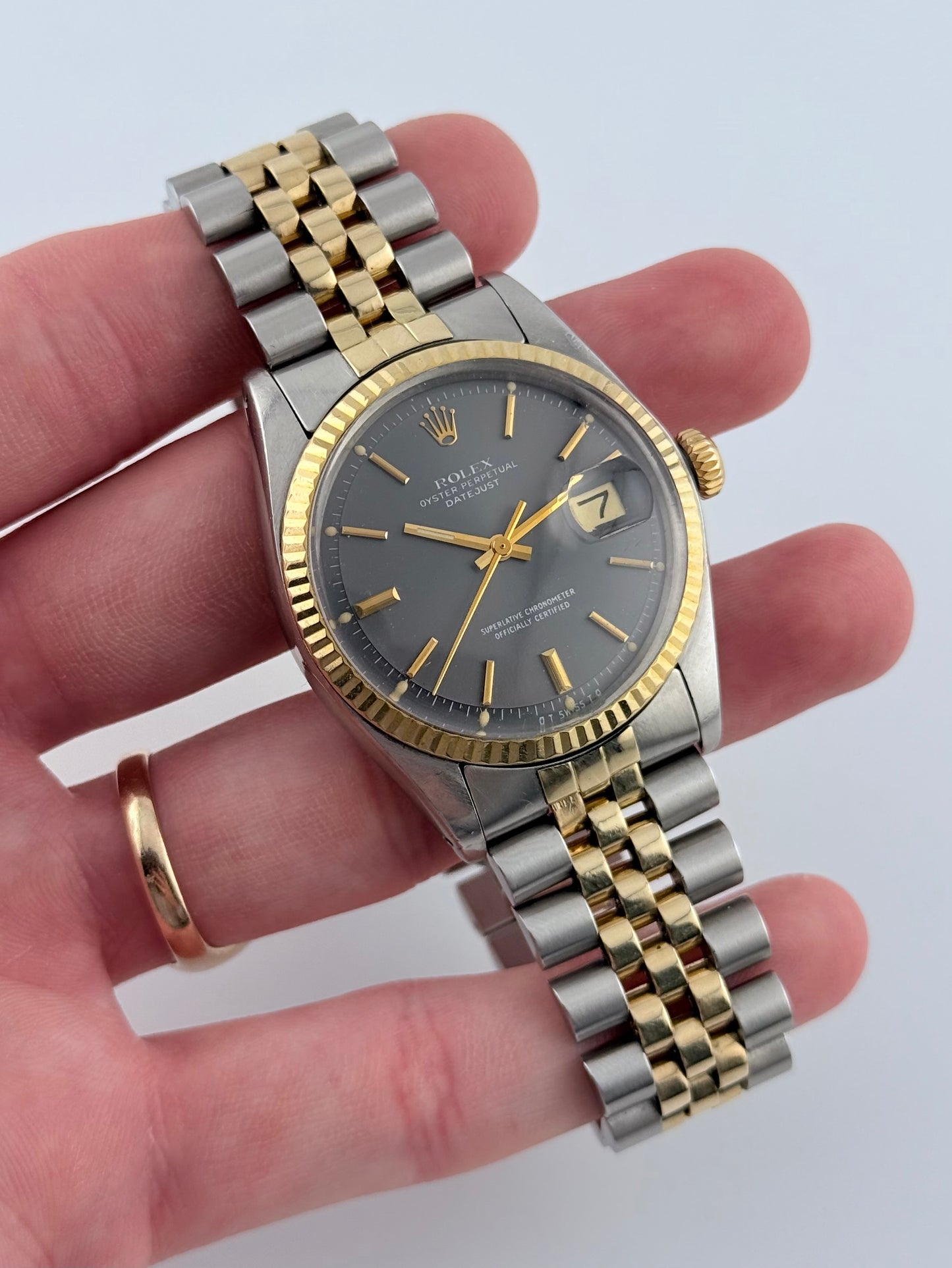 Rolex Datejust Oyster Perpetual - Two-Tone - 1601 - Sigma Dial