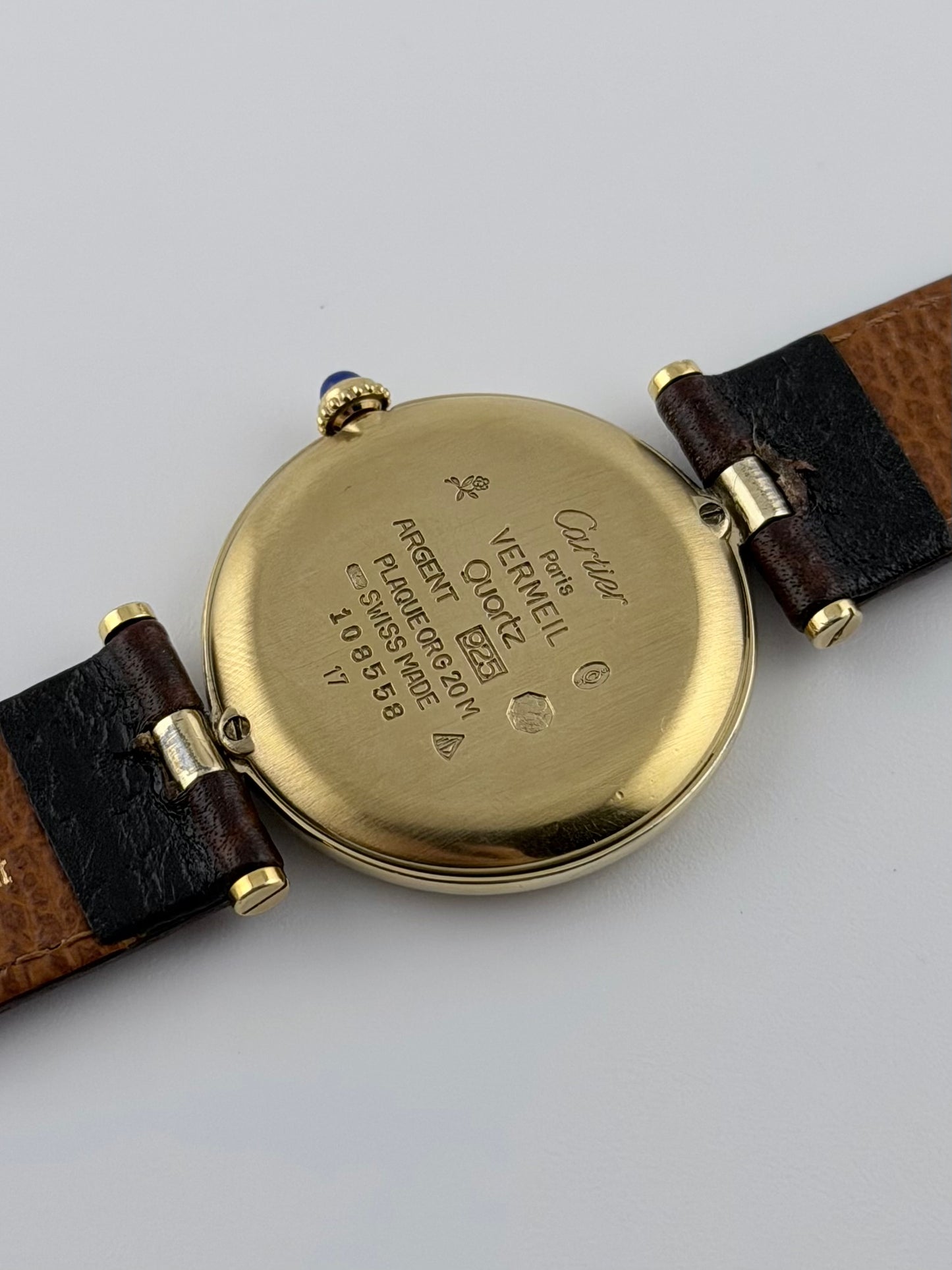 Cartier Must de Cartier Vermeil Quartz - 17 - Gold and Ivory Cloisonne Dial