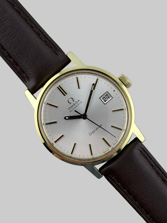 Omega Geneve Automatic Date 166.0098 - Box and Papers.