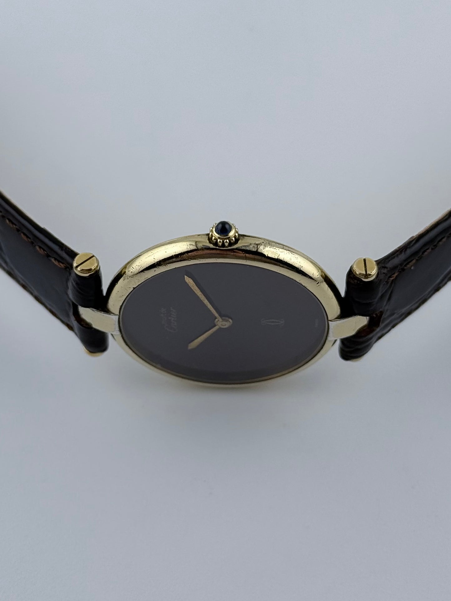 Cartier Must De Vendome Quartz - 17 - Burgundy Dial