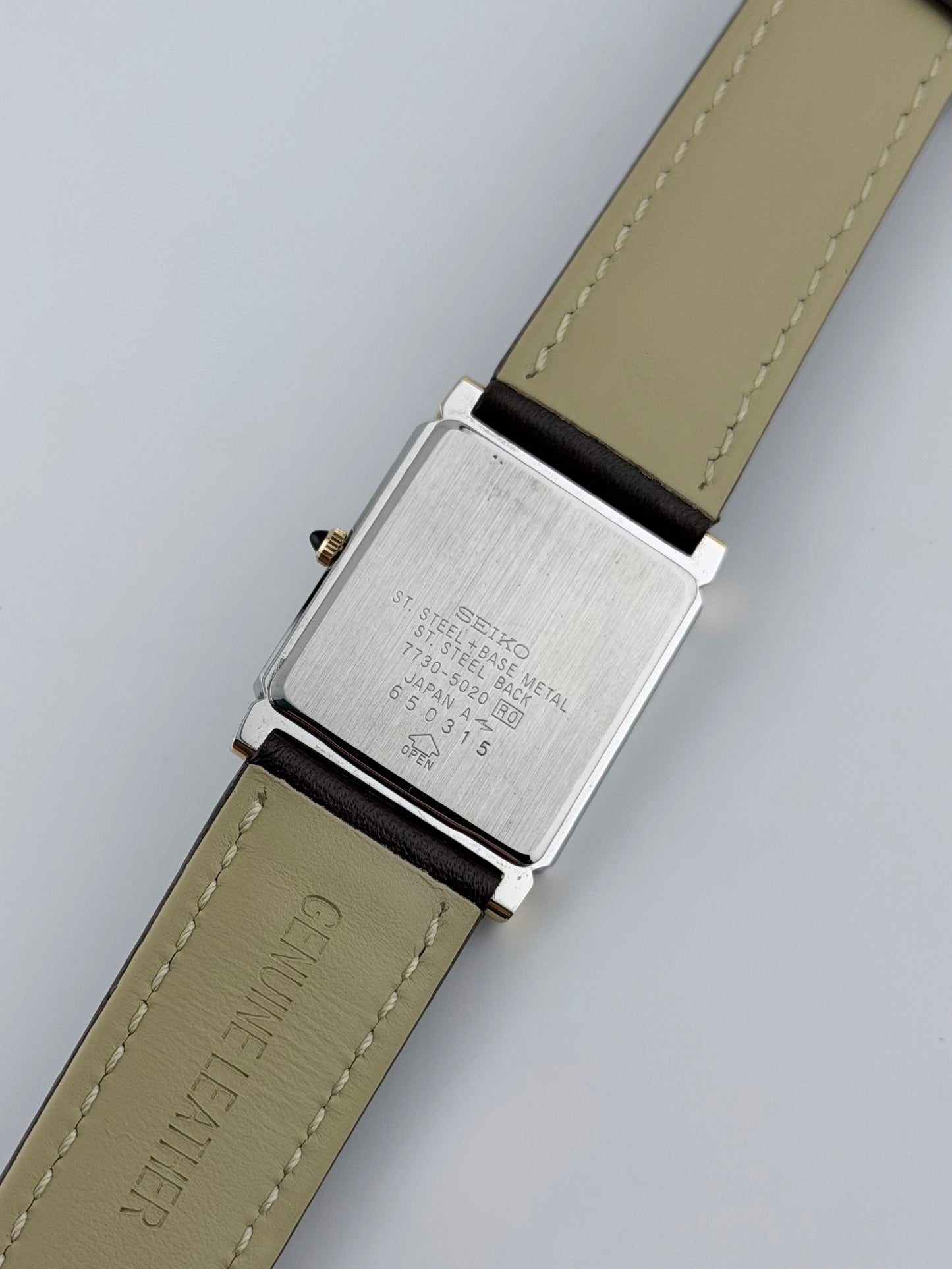 Seiko Dolce Tank Quartz - 7730-5020 Near Mint!