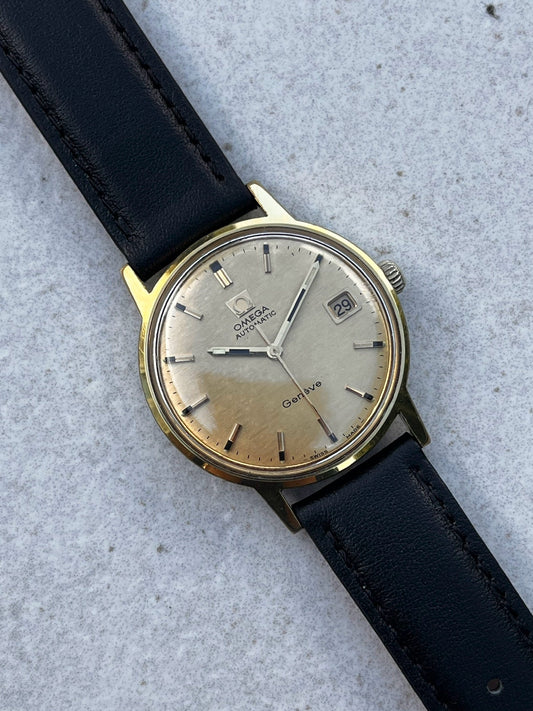 Omega Geneve Automatic Shantung Dial 166.070 Box and Papers