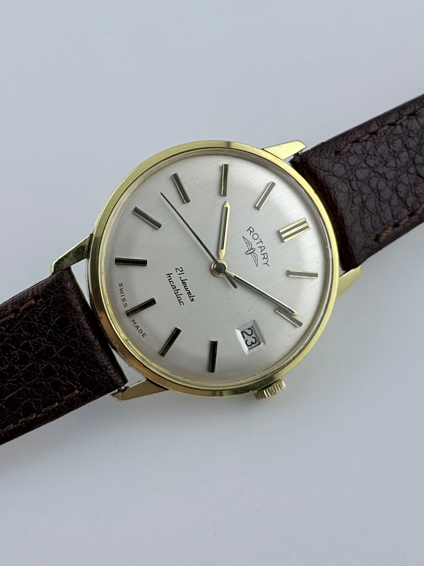 Rotary Manual Wind Incabloc 1970s