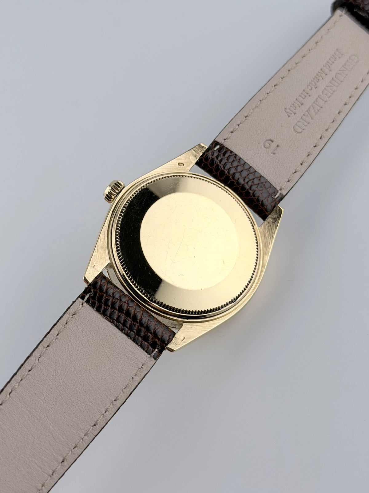 Rolex Oyster Perpetual Date  Automatic  1507 - 18ct Gold - Rare Reeded Bezel - Shantung Dial