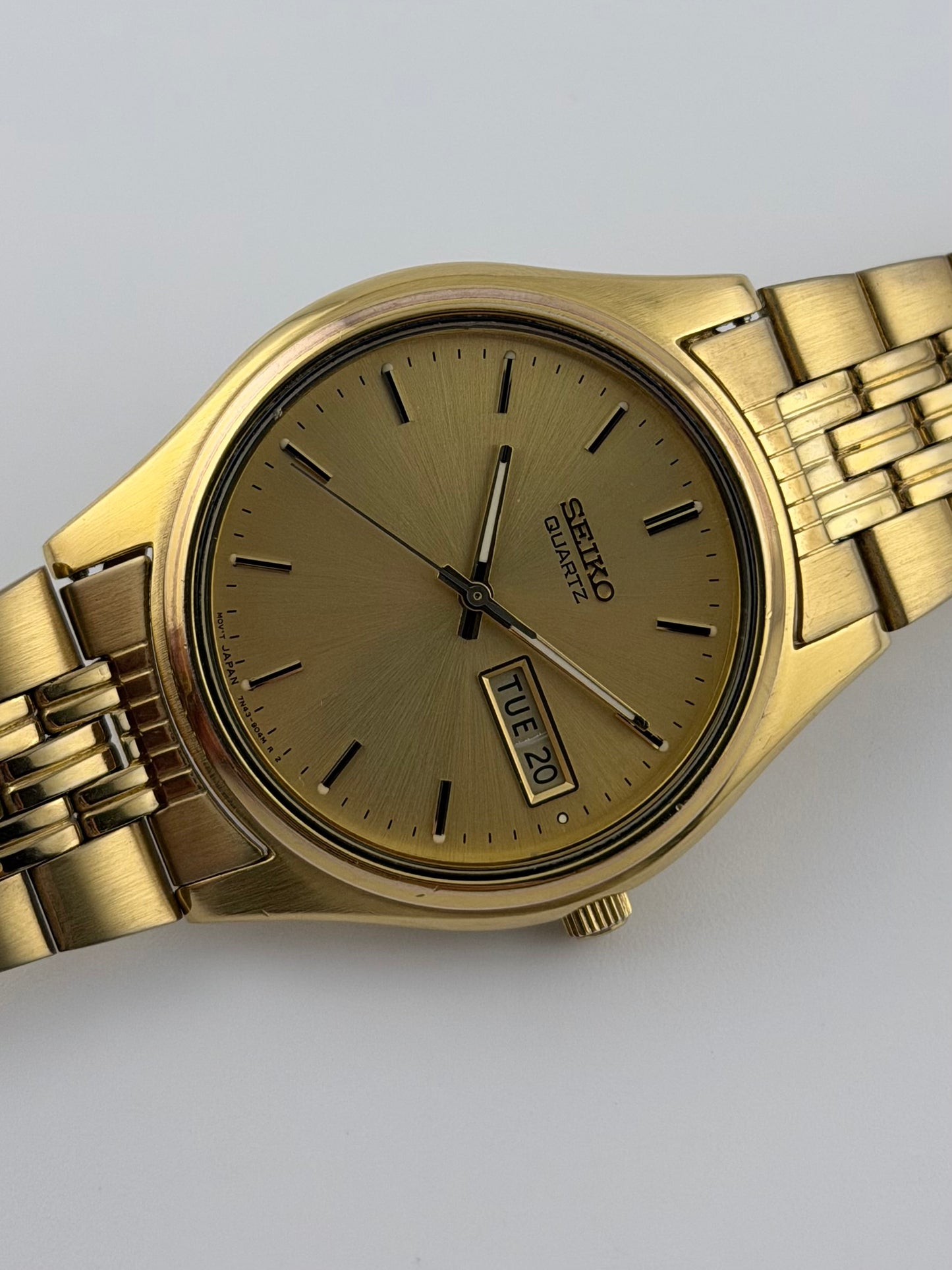 Seiko Quartz Day-Date 7N43-9011