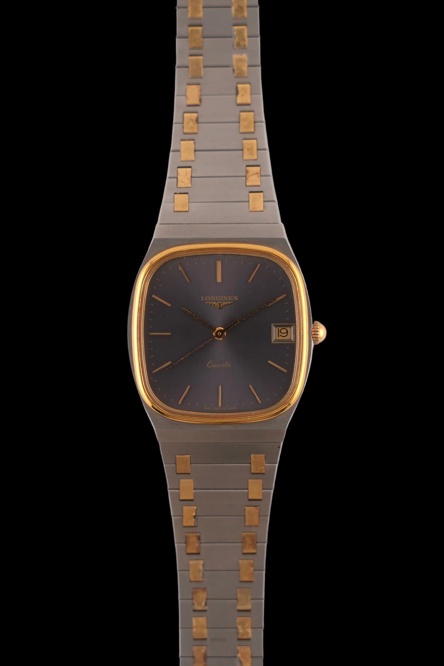 Longines Quartz Date - 950.3683 - Two-tone - Integrated Bracelet