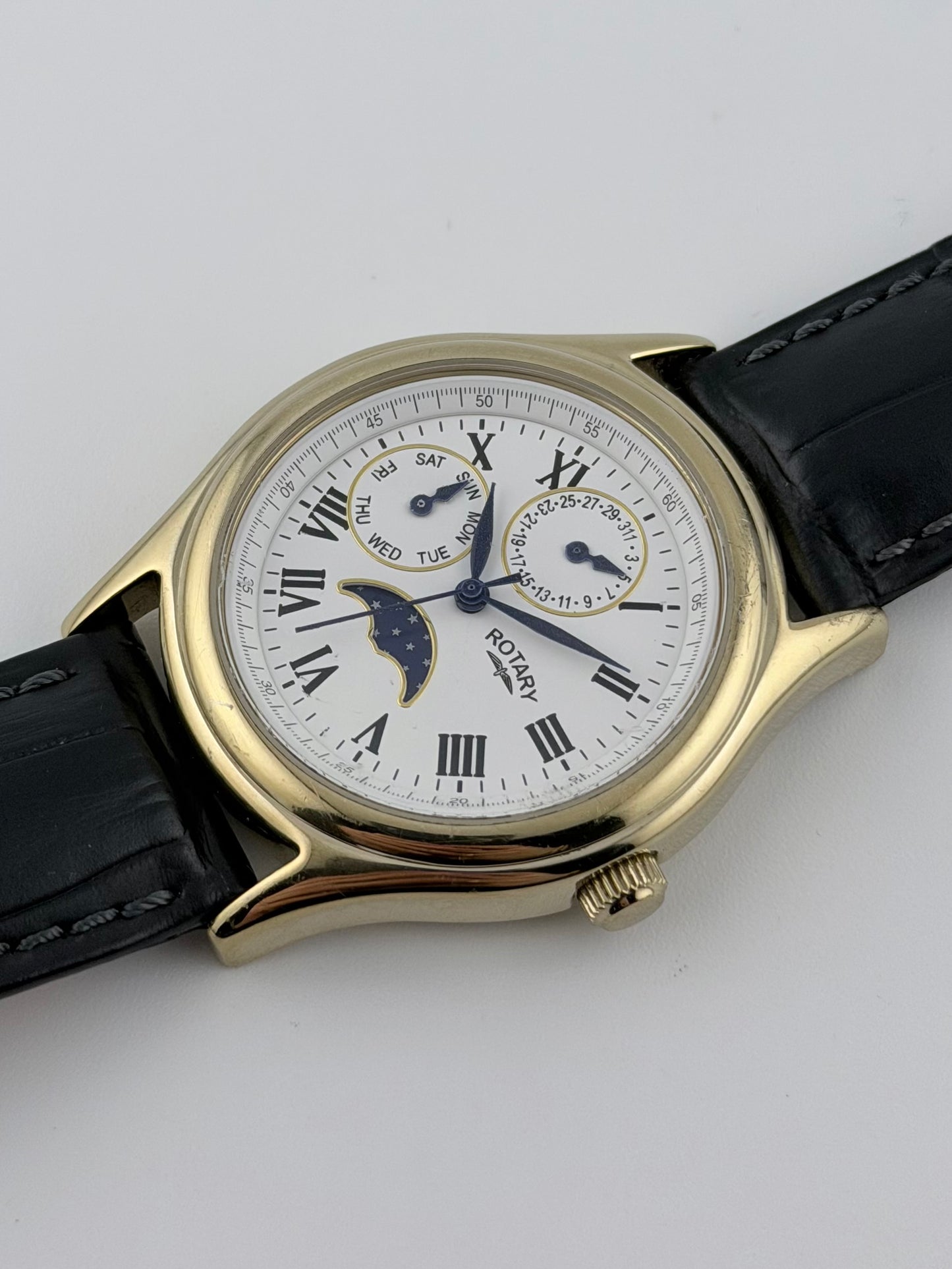Rotary Moonphase Quartz Day-Date