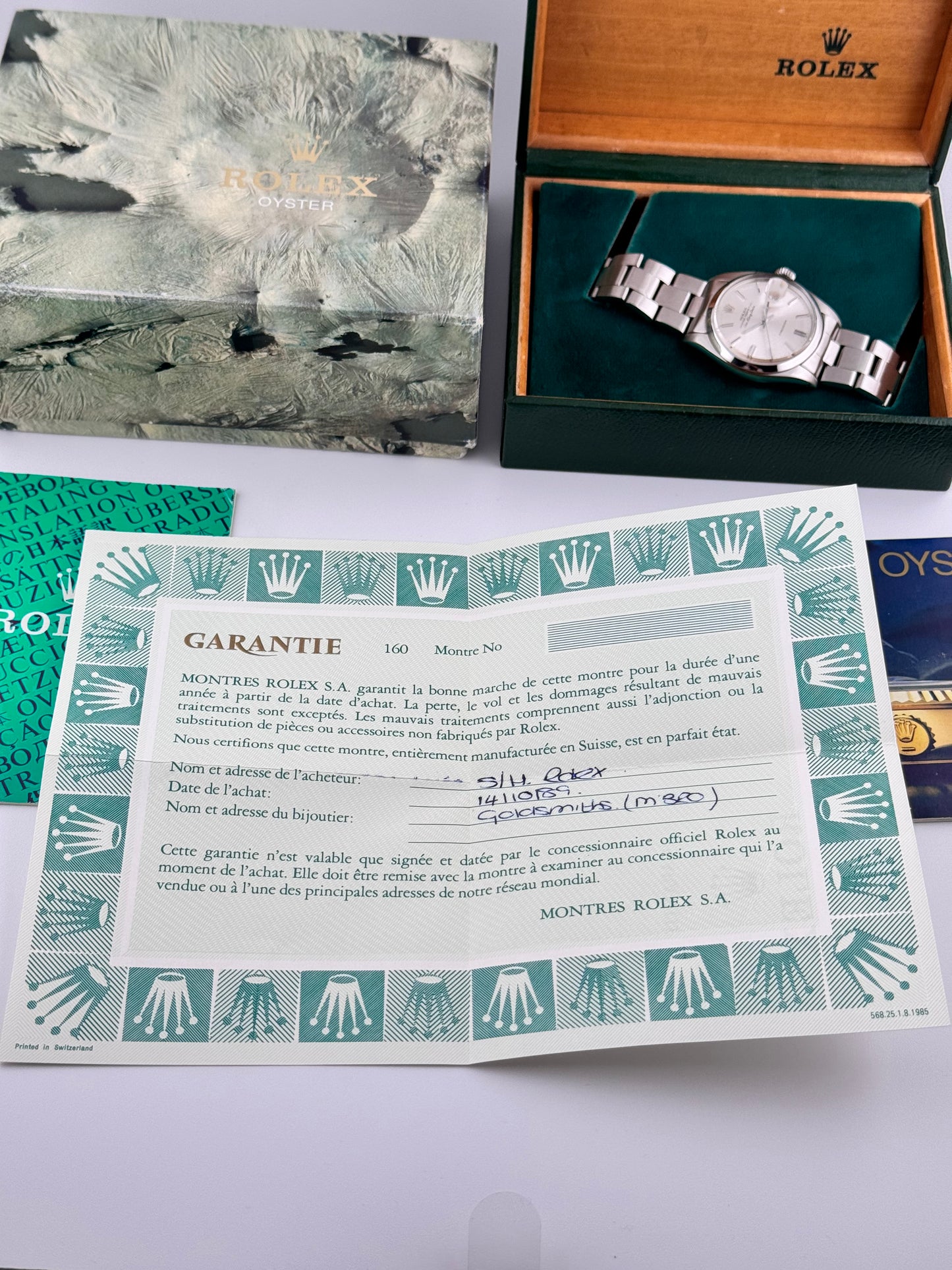 Rolex Oyster Perpetual Air-King Date 5700 - Full Set