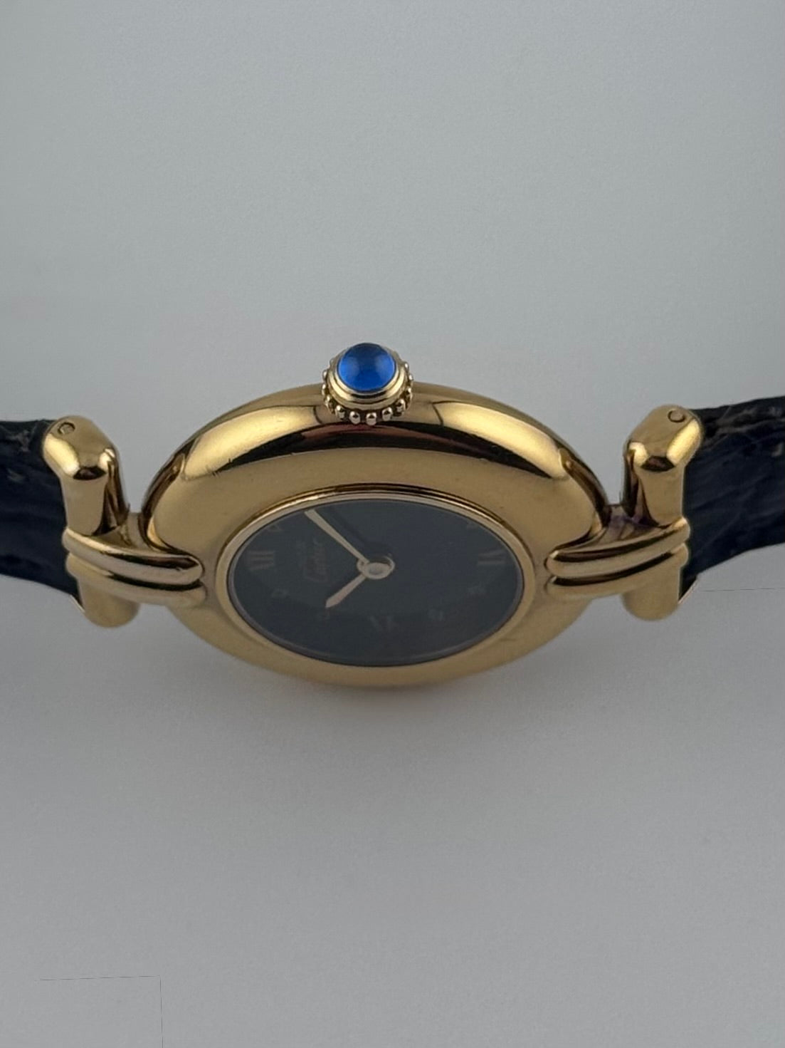 Cartier must de Colisee Quartz - 590002 - Ladies - Onyx Dial original box and strap