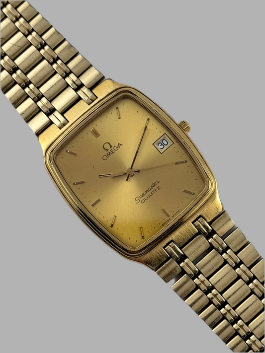Omega Seamaster Tank Quartz Date - Original Bracelet - 196.0239