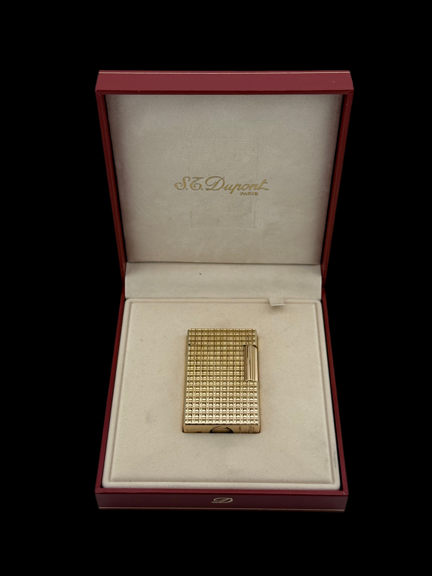 St Dupont Ligne 1 Lighter - 1990 - Near Mint - Box and Papers