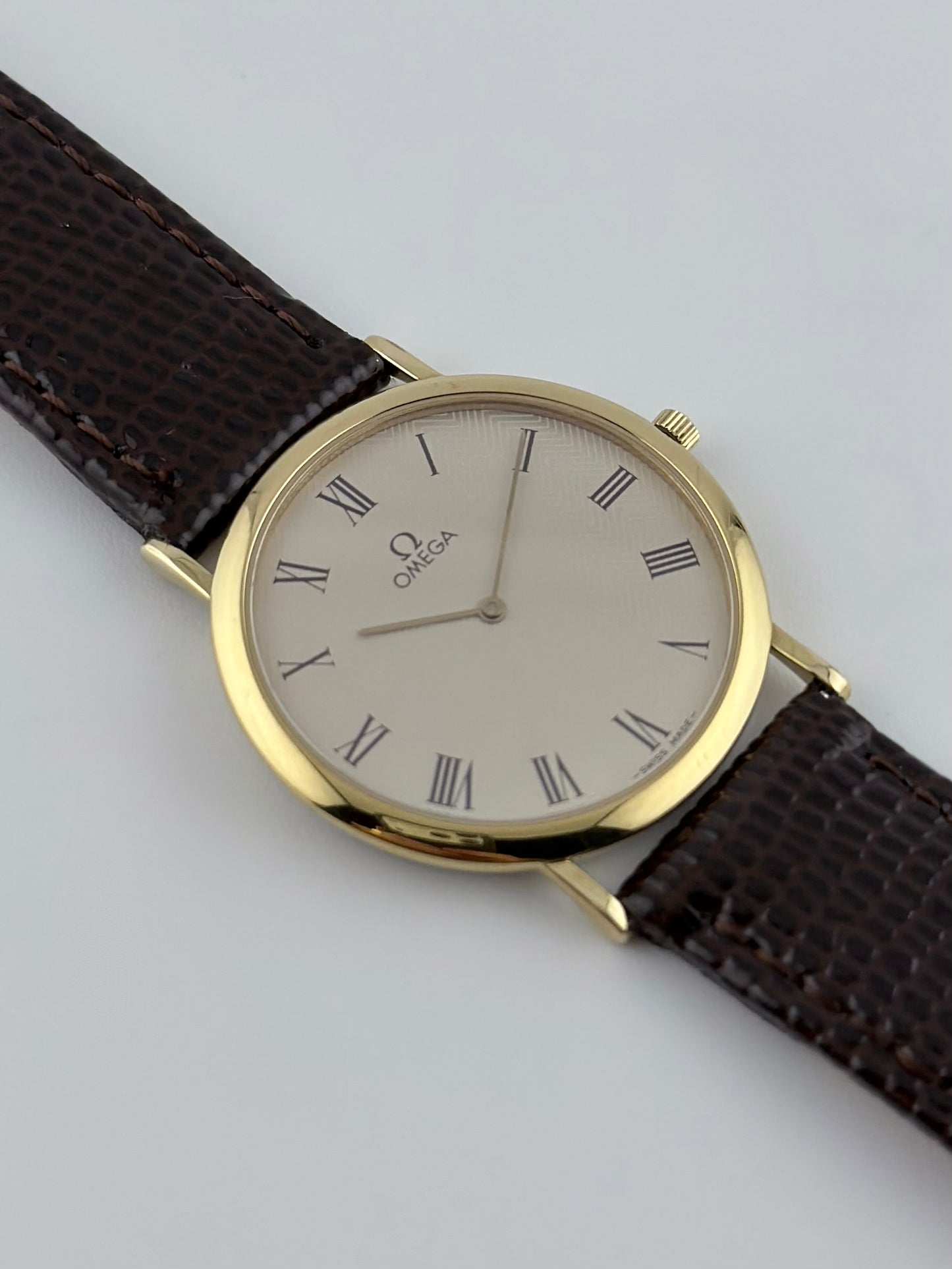 Omega De Ville Quartz 195.0075 - Herringbone Dial