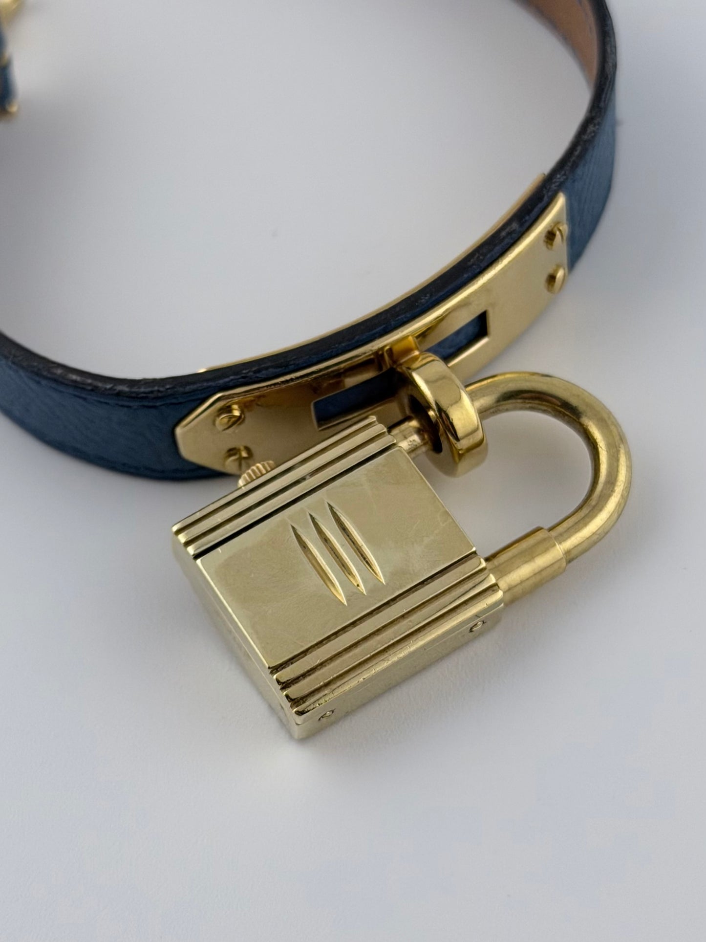 Hermes Paris Kelly Lock Watch -  White