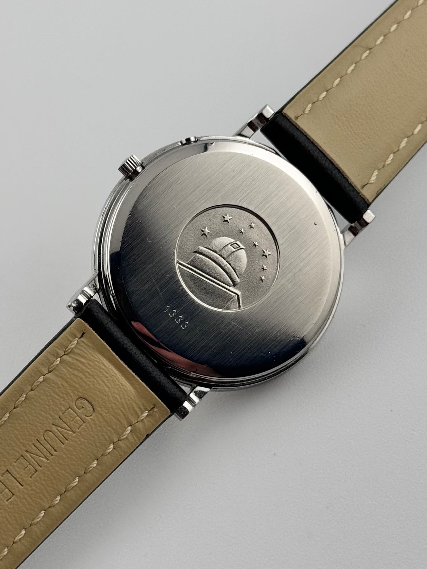 Omega Constellation Chronometer Quartz 198.0126 Date - Dark Grey Stardust Dial