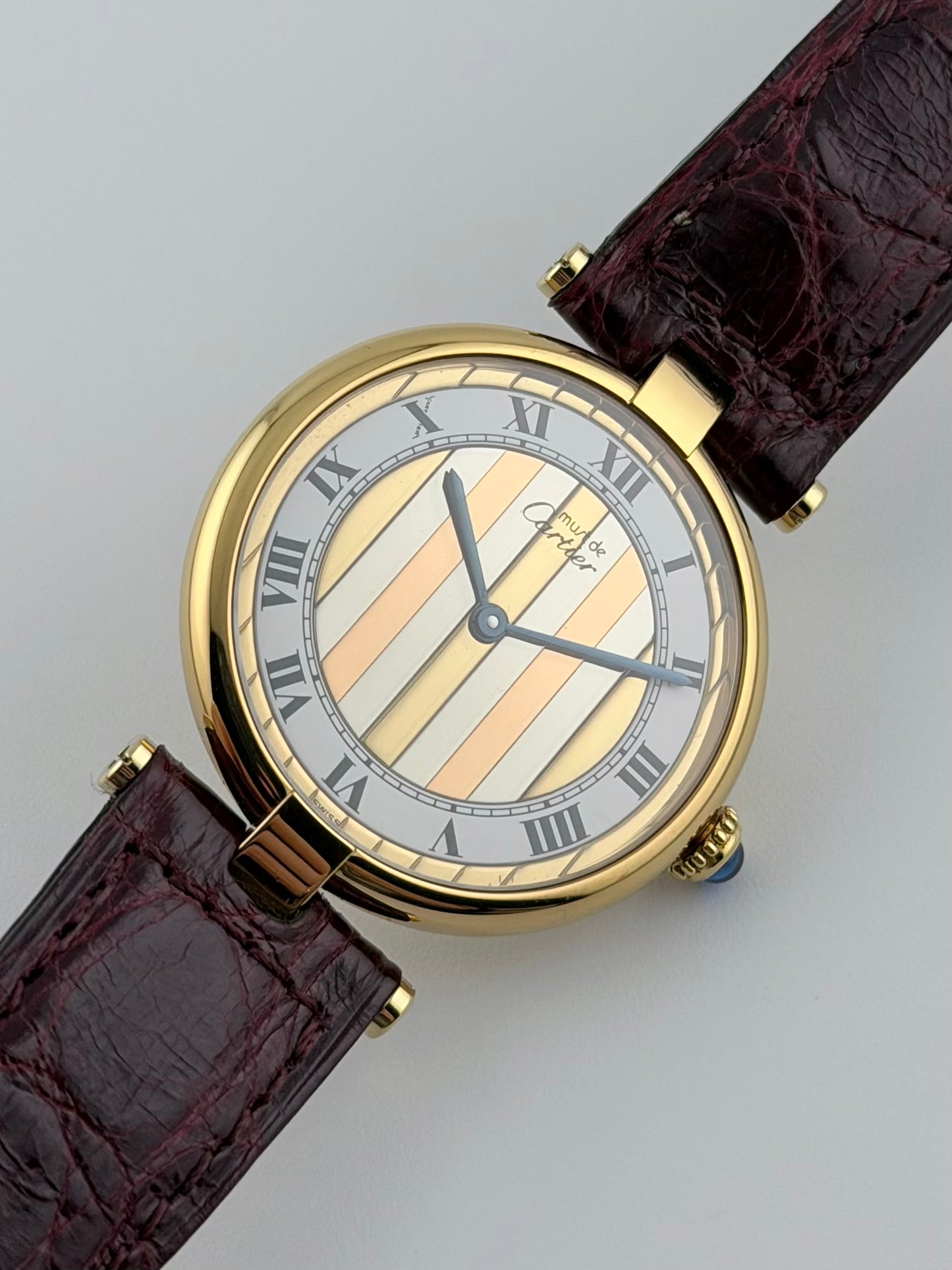 Cartier must de  Vendôme Quartz - 590003 - Two-tone Trinity Dial