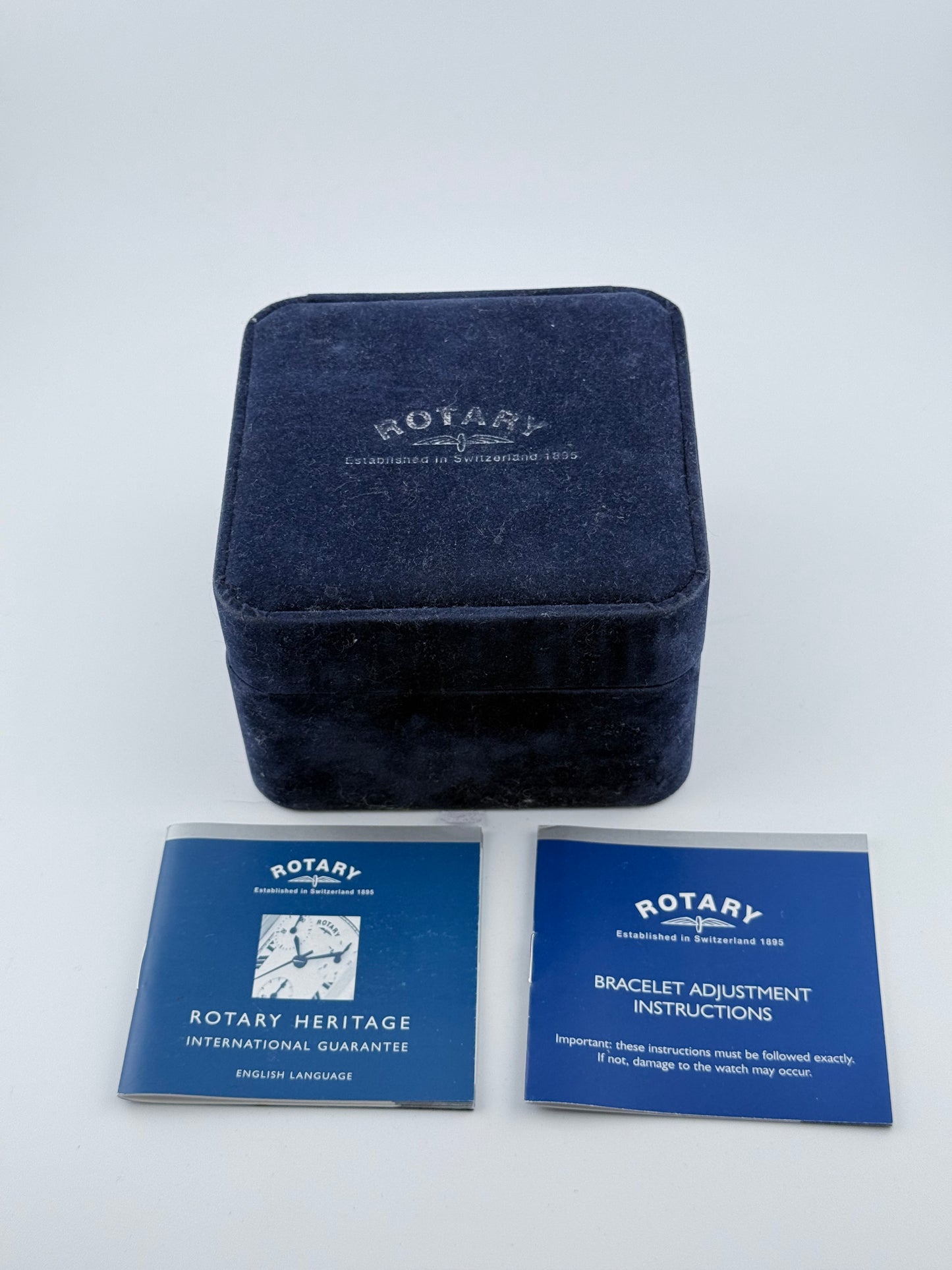 Rotary Tank Quartz Date - Box & Booklets