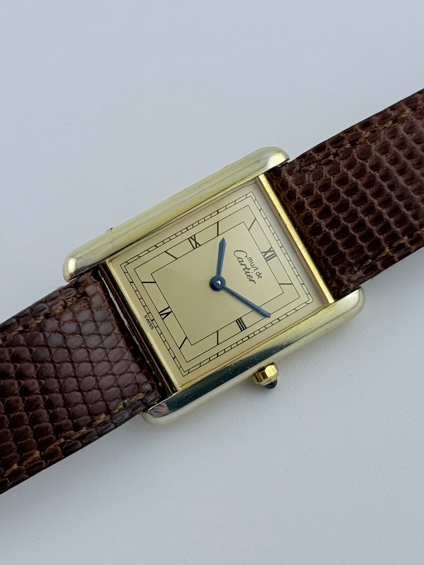 Cartier Must De Tank Quartz - Original Strap, buckle & box