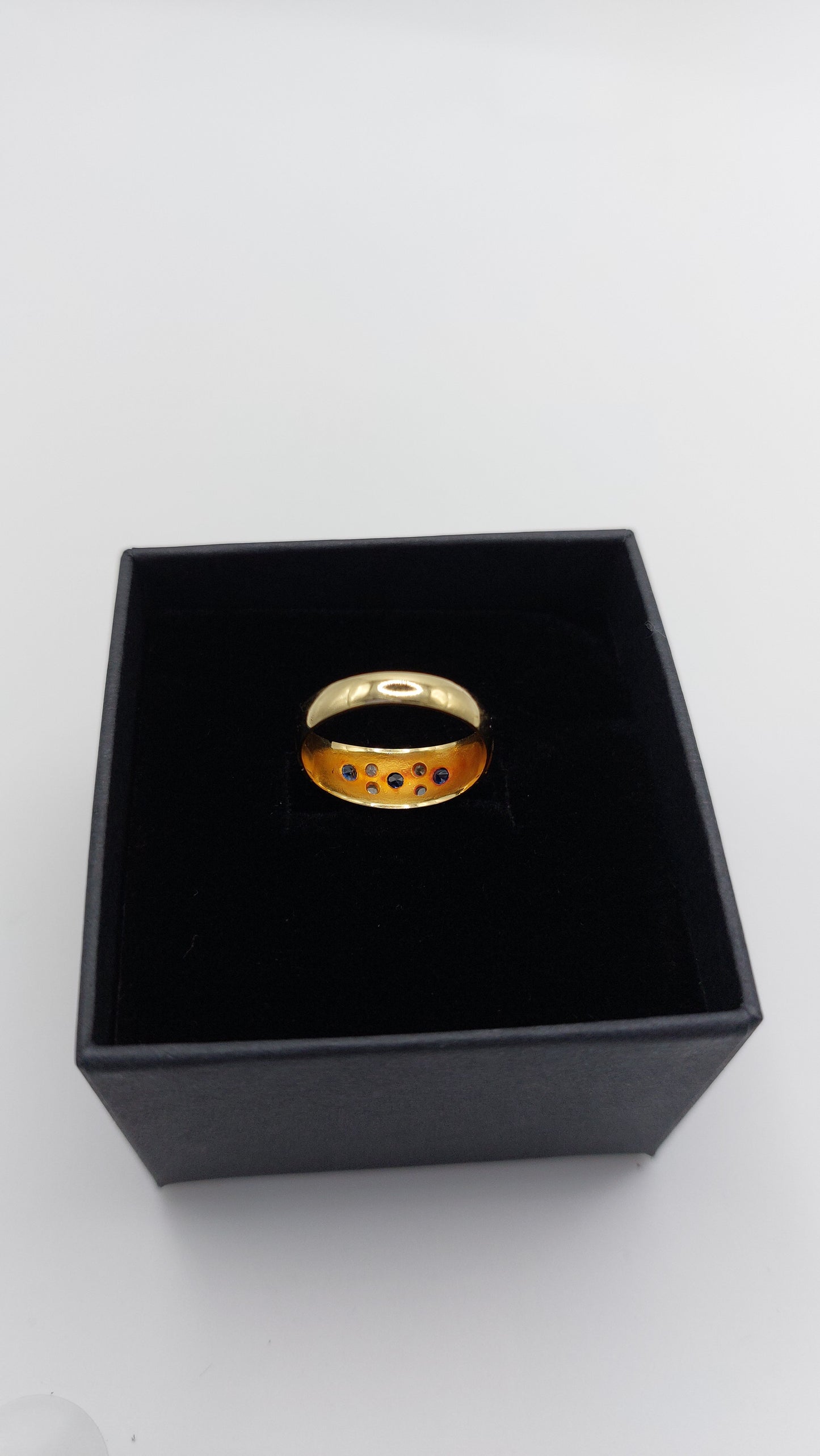Sapphire and Diamond 18ct Gold Ring