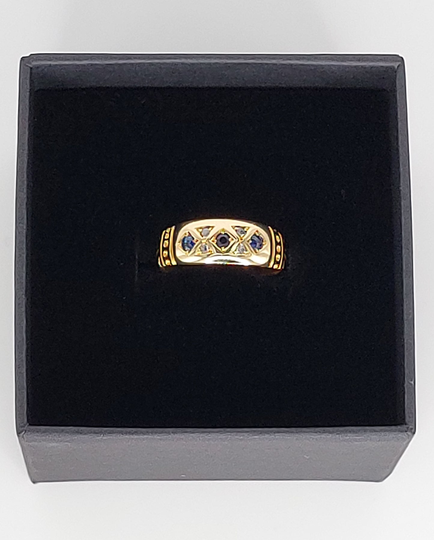 Sapphire and Diamond 18ct Gold Ring