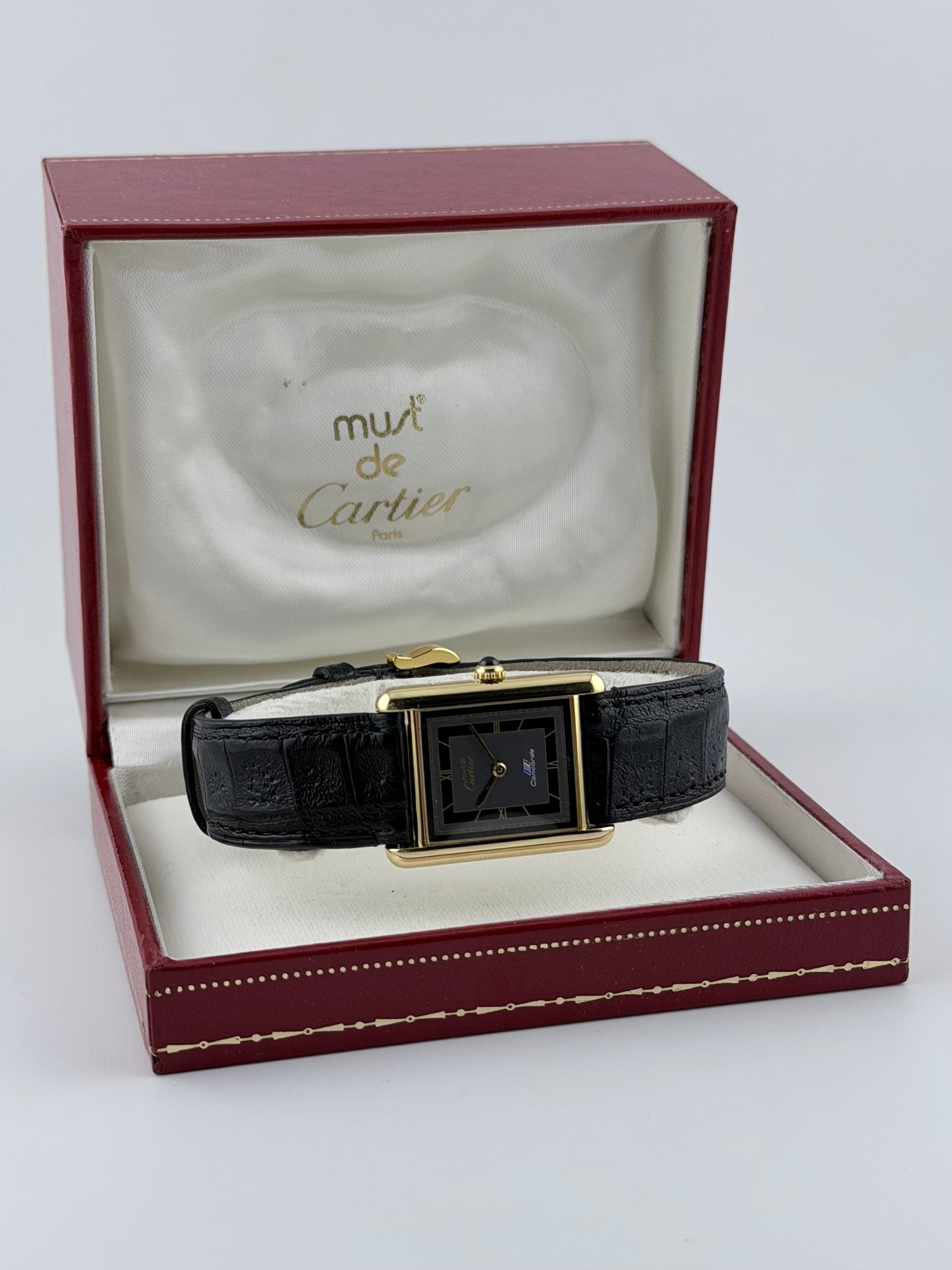 Cartier Must De Tank Quartz - Ultra Rare Off Catalog - Concord