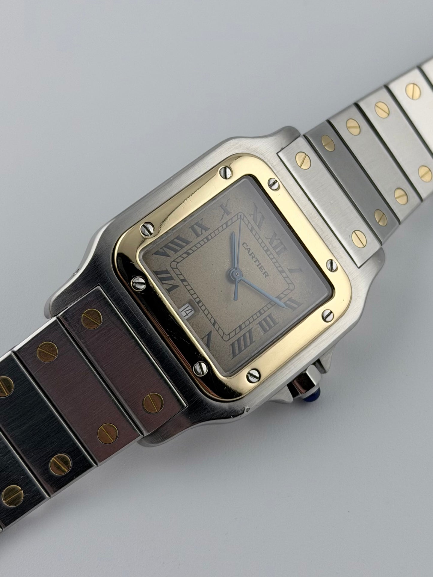 Cartier Santos Galbée Quartz Date – 187901 – Bi-Metal