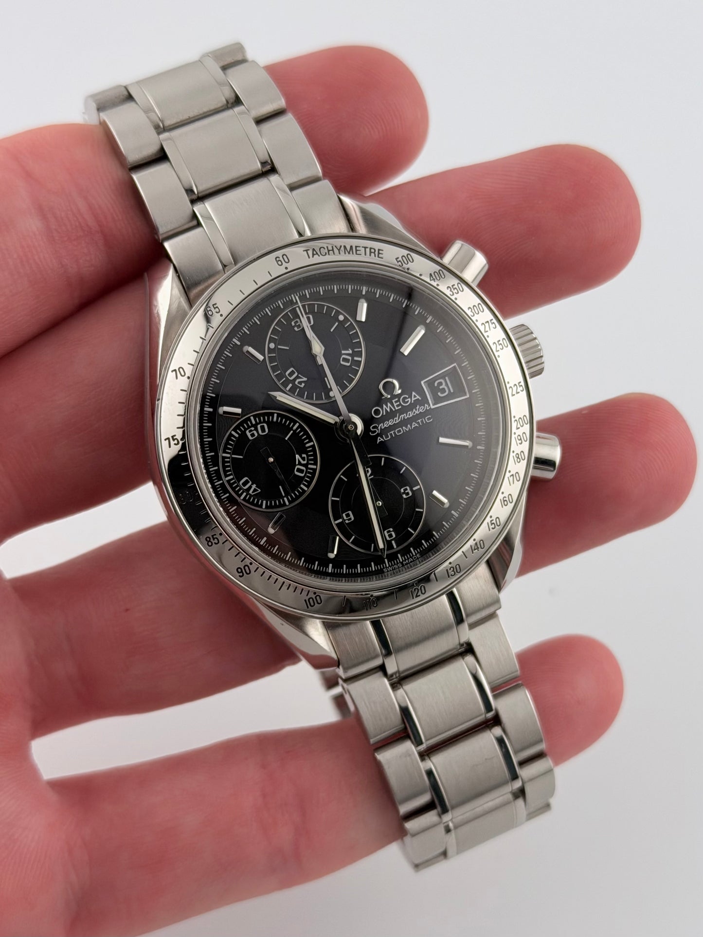 Omega Speedmaster Automatic Date - 175.0083 - Near-Mint Condition - Box and Papers